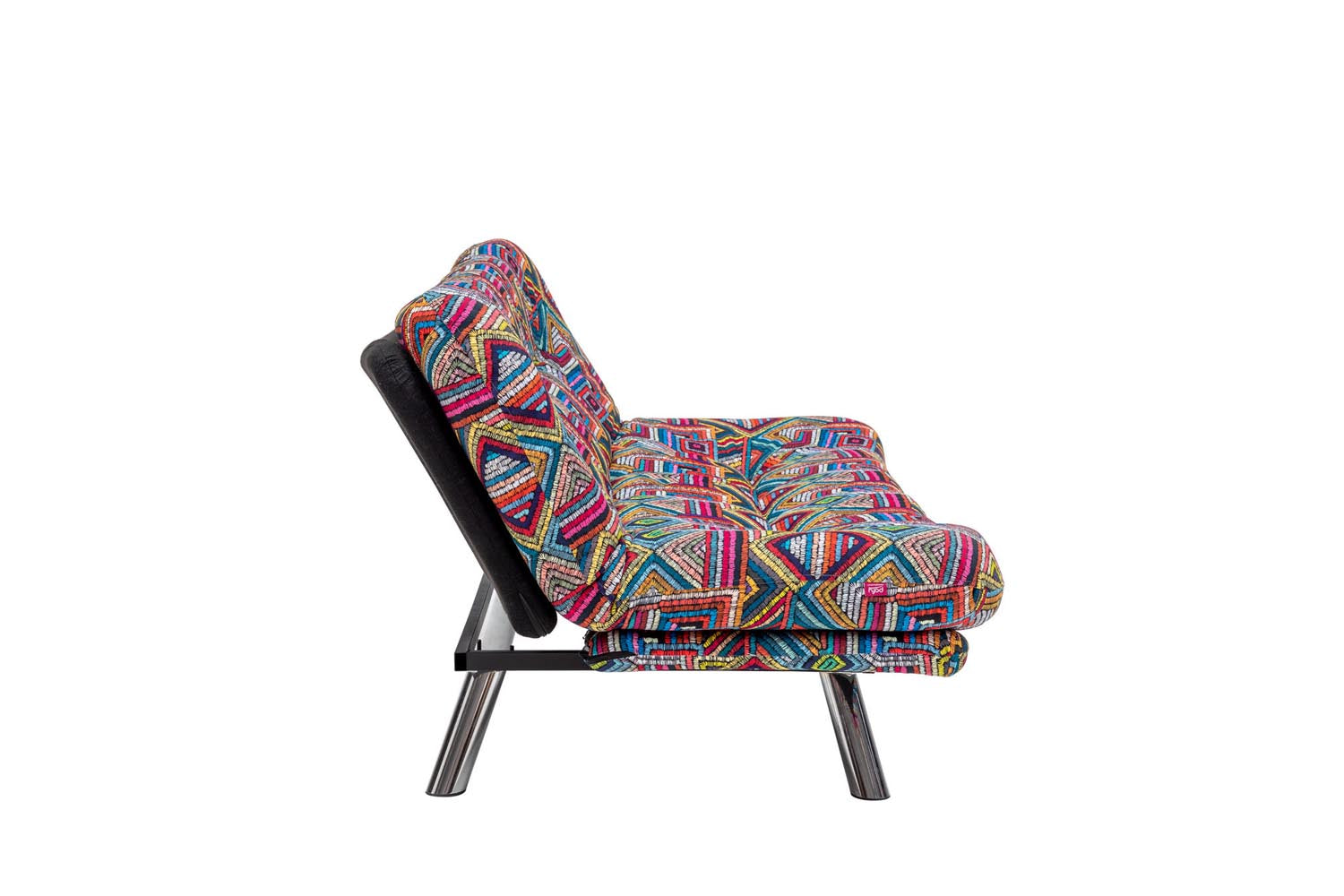 Misa Small Sofabed - Patchwork in Mehrfarbig präsentiert im Onlineshop von KAQTU Design AG. Bettsofa ist von Atelier Del Sofa