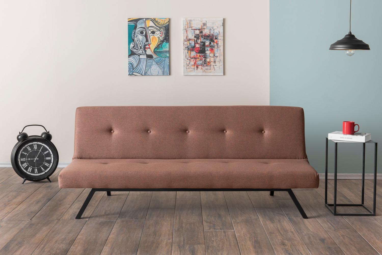 Zola - Brown in Braun präsentiert im Onlineshop von KAQTU Design AG. Bettsofa ist von Atelier Del Sofa