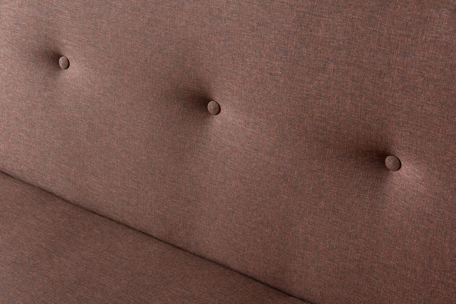 Zola - Brown in Braun präsentiert im Onlineshop von KAQTU Design AG. Bettsofa ist von Atelier Del Sofa