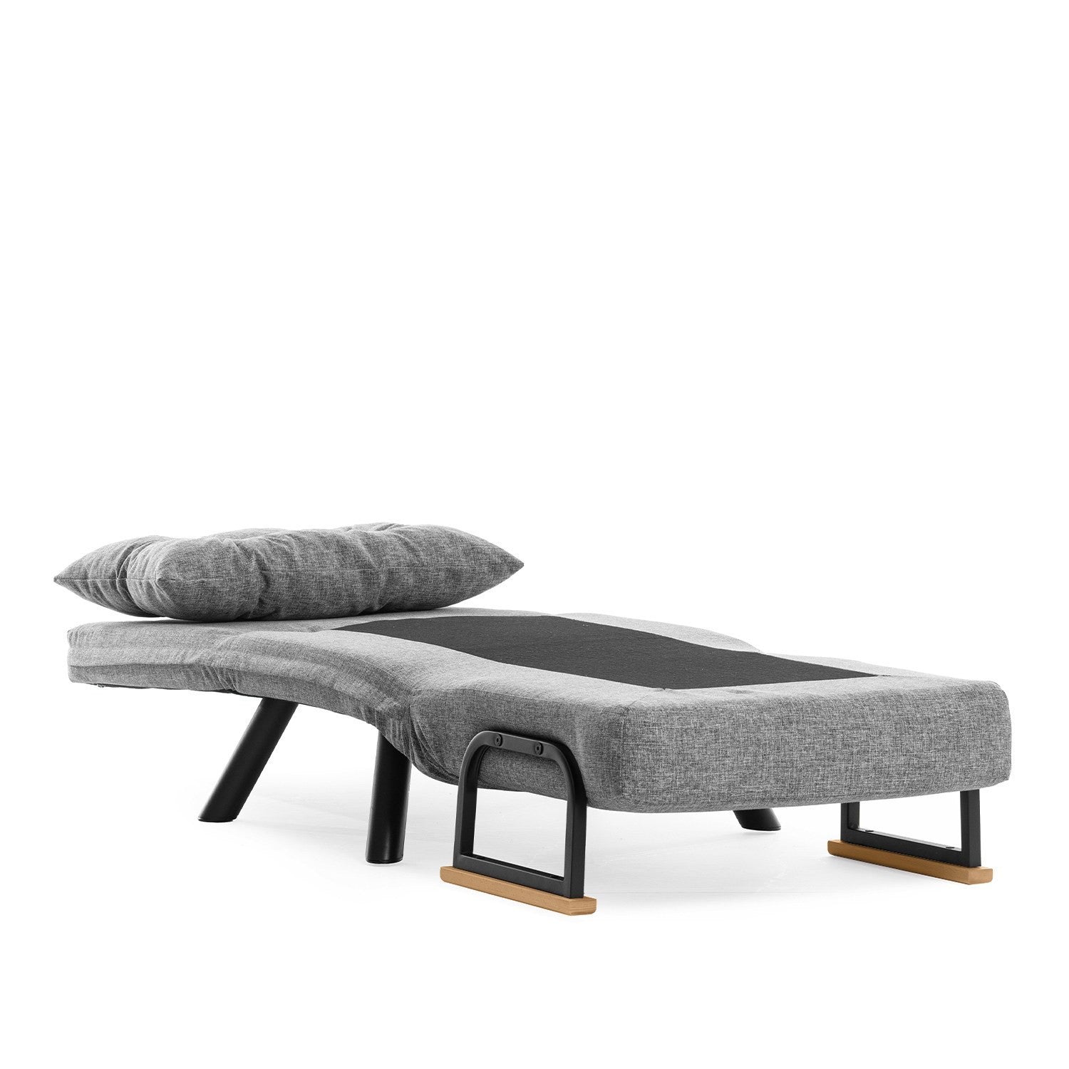 Sando Single - Light Grey in Hellgrau präsentiert im Onlineshop von KAQTU Design AG. Bettsofa ist von Atelier Del Sofa