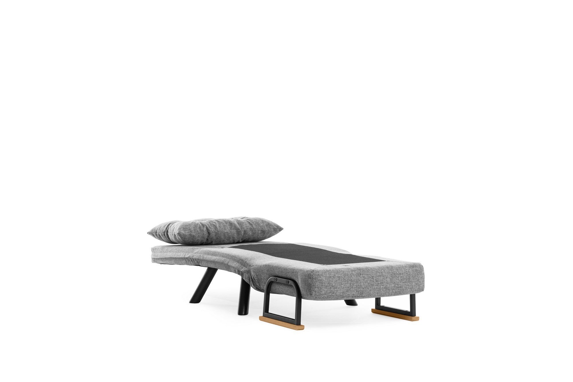 Sando Single - Light Grey in Hellgrau präsentiert im Onlineshop von KAQTU Design AG. Bettsofa ist von Atelier Del Sofa
