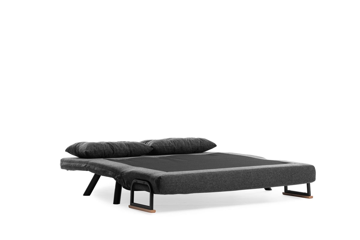 Sando 2 Bettsofa - Dunkelgrau in Dunkelgrau präsentiert im Onlineshop von KAQTU Design AG. Bettsofa ist von Atelier Del Sofa