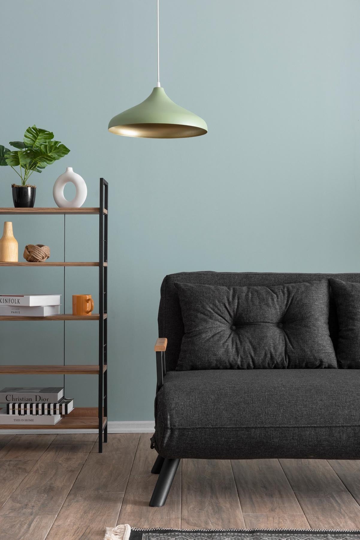Sando 2-Seater - Dark Grey in Dunkelgrau präsentiert im Onlineshop von KAQTU Design AG. Bettsofa ist von Atelier Del Sofa