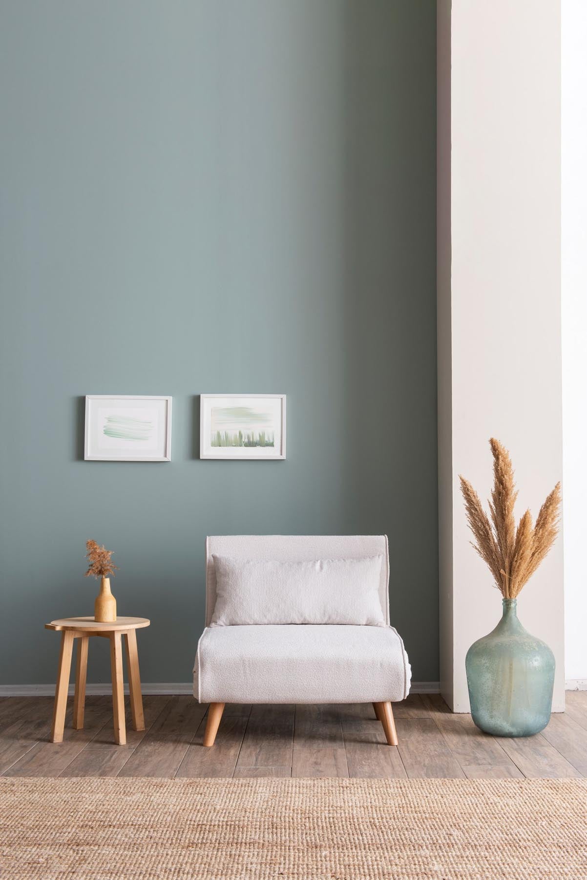 Folde Single - Teddy Fabric - White in Weiss präsentiert im Onlineshop von KAQTU Design AG. Bettsofa ist von Atelier Del Sofa