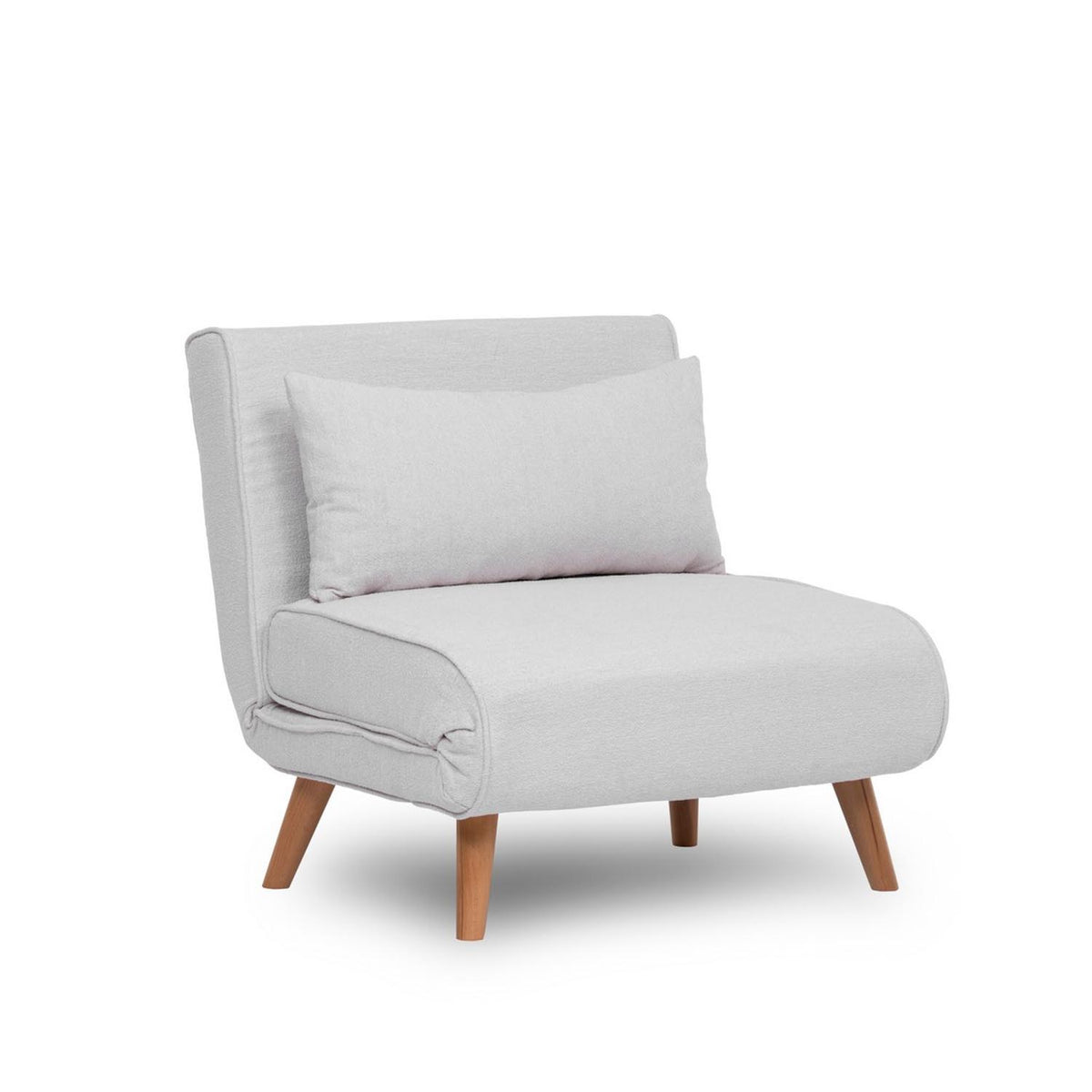 Folde Single Bettsofa - Weiss in Weiss präsentiert im Onlineshop von KAQTU Design AG. Bettsessel ist von Atelier Del Sofa
