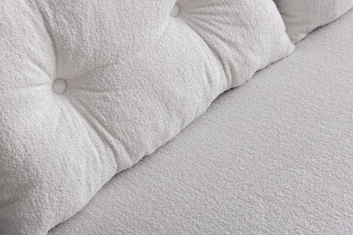 Sando 2 Bettsofa - Weiss in Weiss präsentiert im Onlineshop von KAQTU Design AG. Bettsofa ist von Atelier Del Sofa