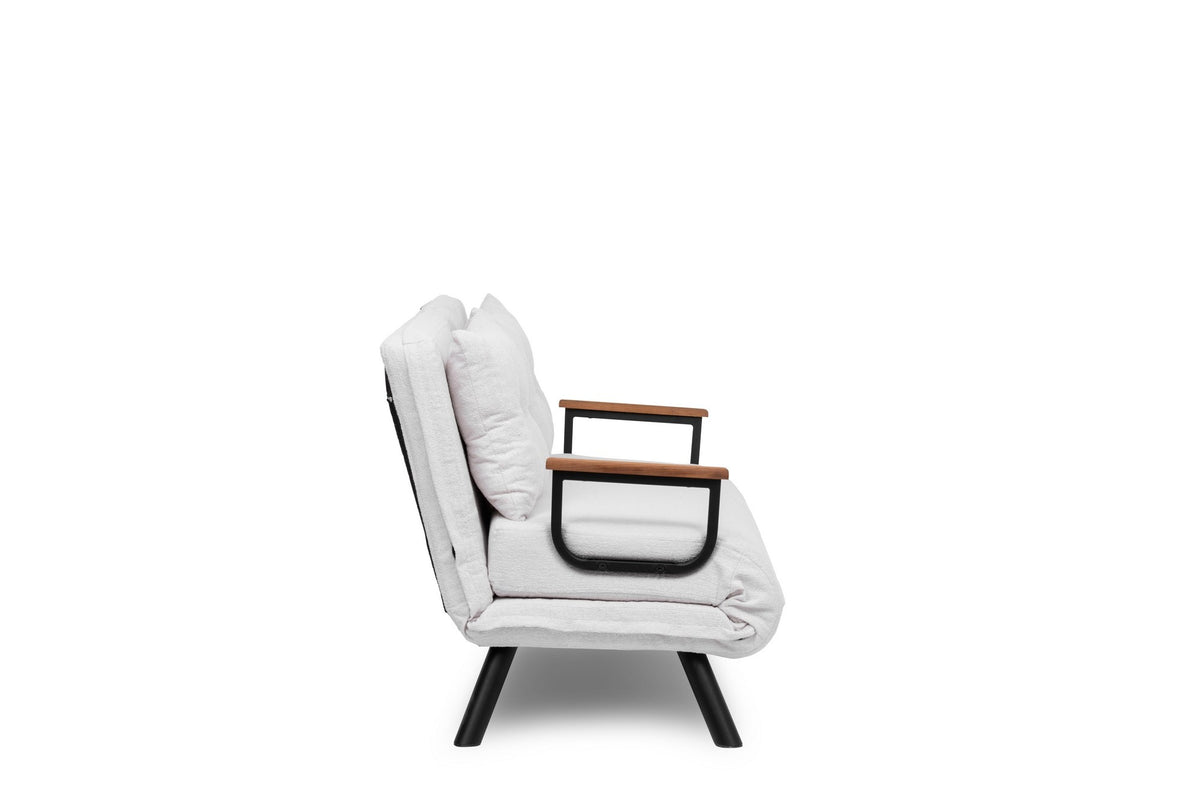 Sando 2 Bettsofa - Weiss in Weiss präsentiert im Onlineshop von KAQTU Design AG. Bettsofa ist von Atelier Del Sofa