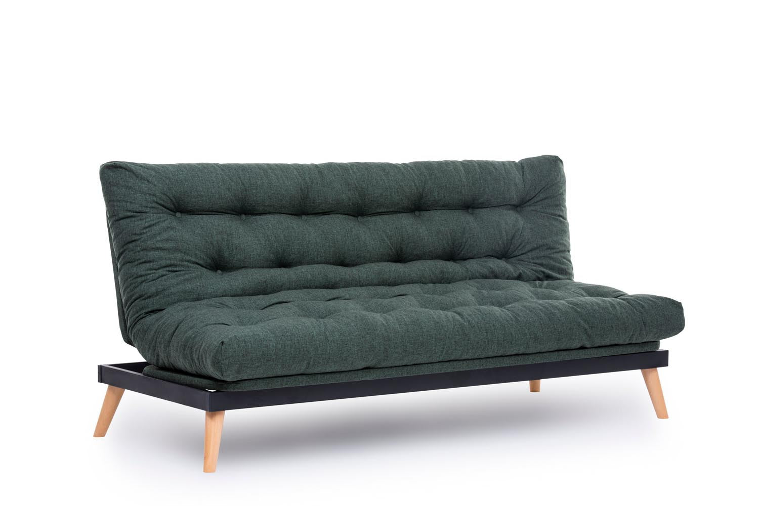 Saki - Green in Grün präsentiert im Onlineshop von KAQTU Design AG. Bettsofa ist von Atelier Del Sofa