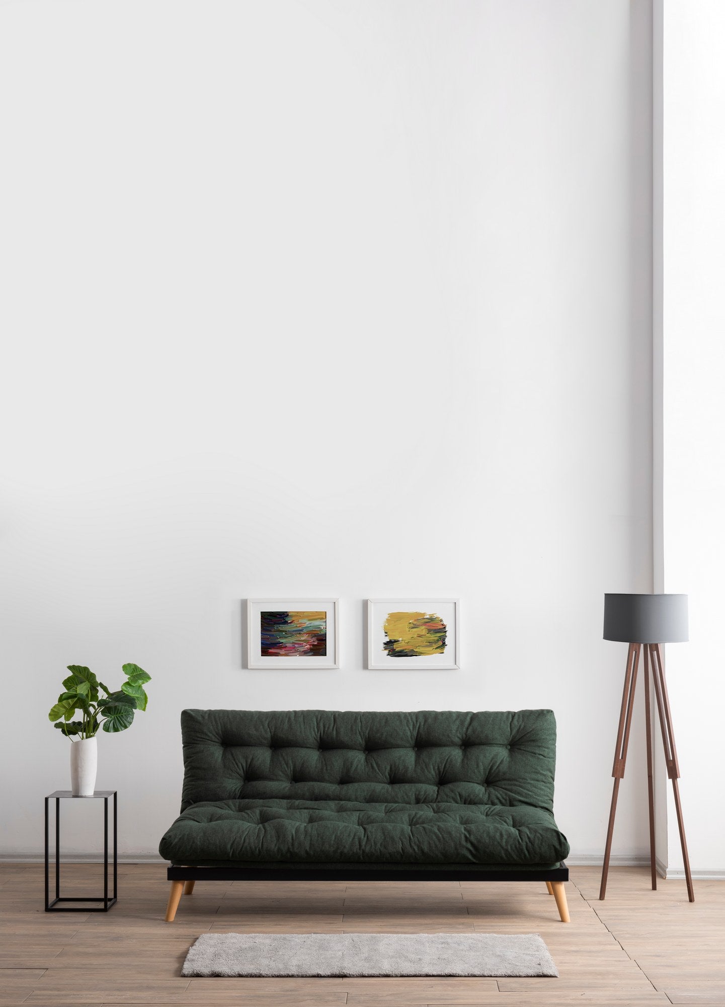 Saki - Green in Grün präsentiert im Onlineshop von KAQTU Design AG. Bettsofa ist von Atelier Del Sofa