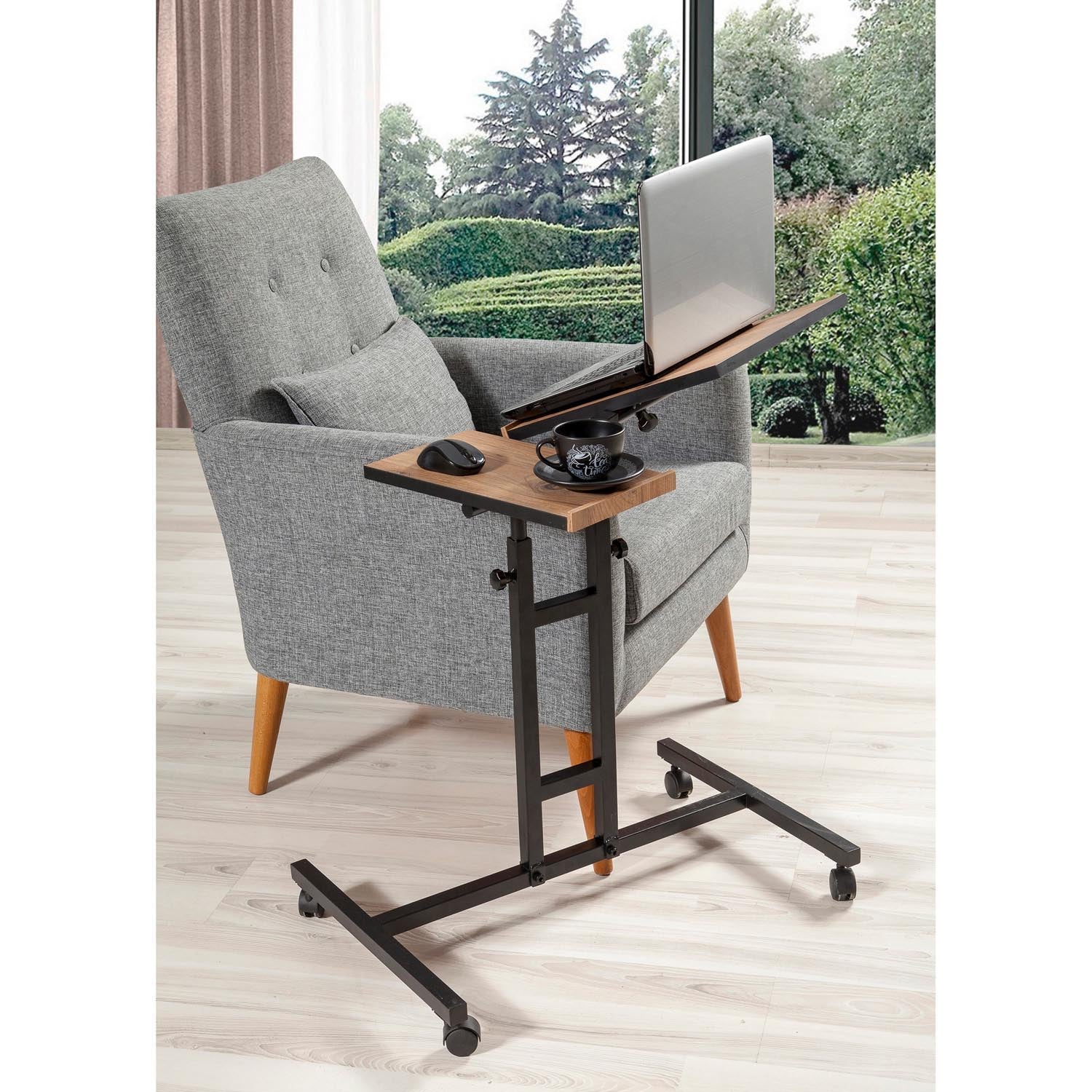 Glen - Atlantic in Atlantische Kiefer Schwarz präsentiert im Onlineshop von KAQTU Design AG. Schreibtisch ist von Hanah Home