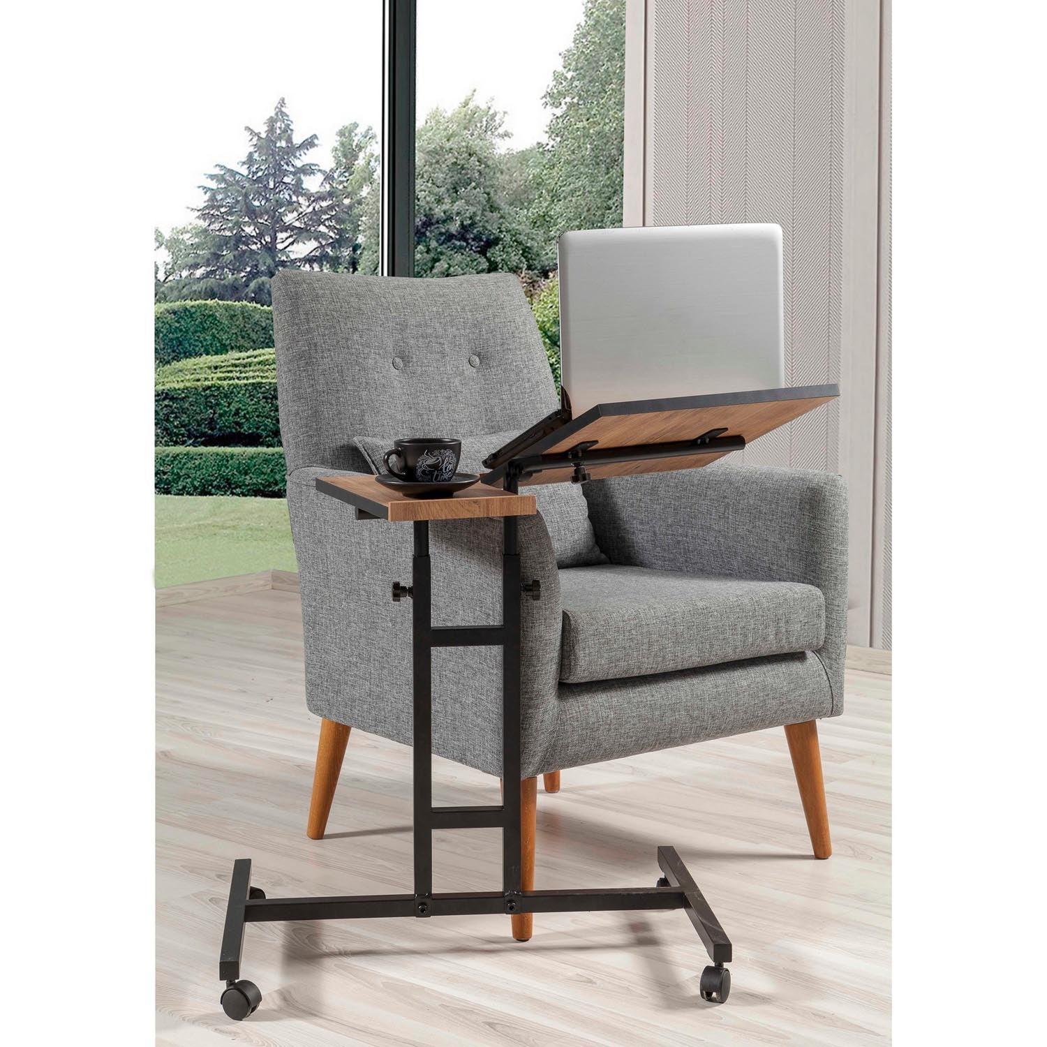 Glen - Atlantic in Atlantische Kiefer Schwarz präsentiert im Onlineshop von KAQTU Design AG. Schreibtisch ist von Hanah Home