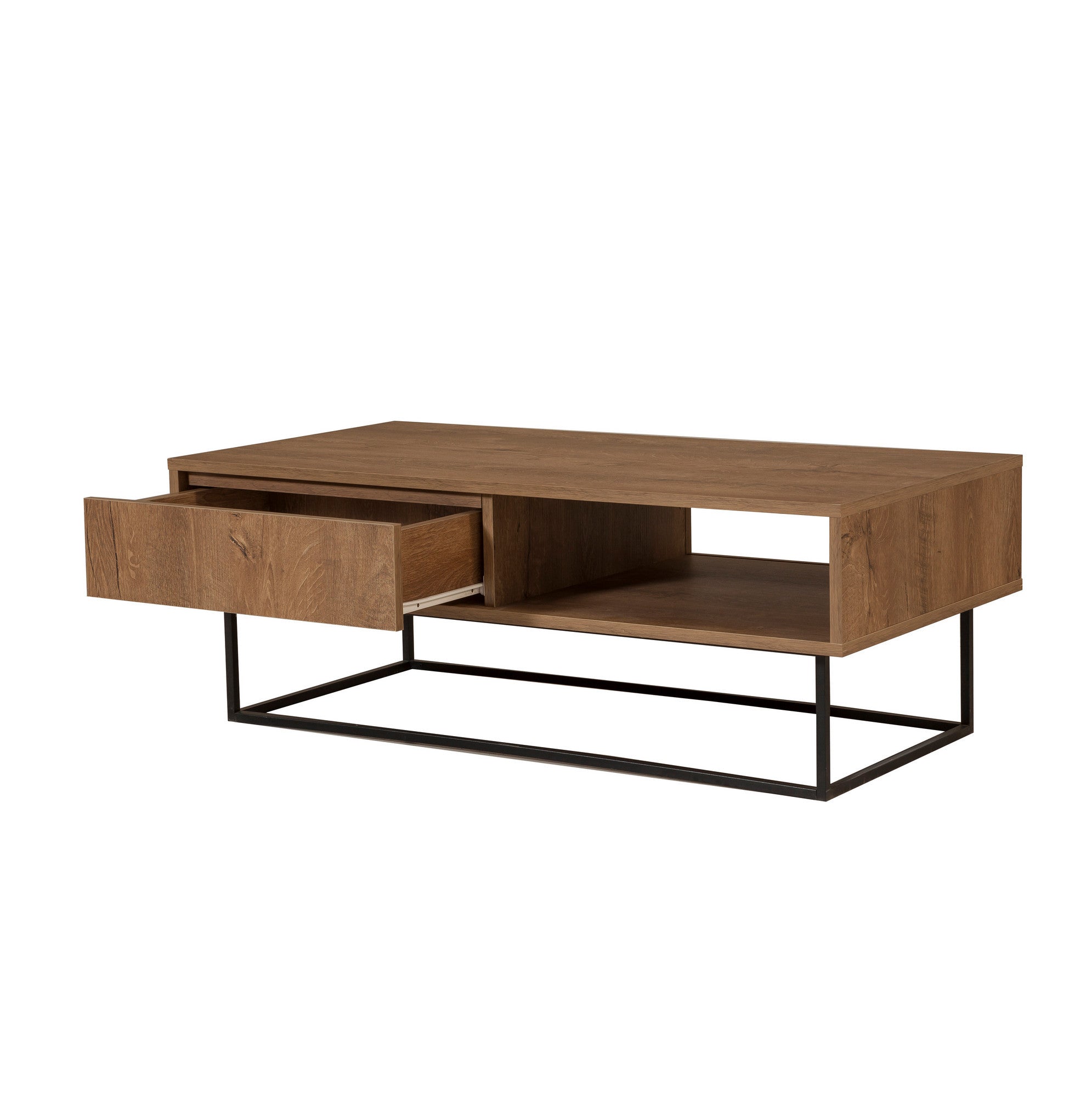 Dale in Walnuss Schwarz präsentiert im Onlineshop von KAQTU Design AG. Beistelltisch ist von Hanah Home