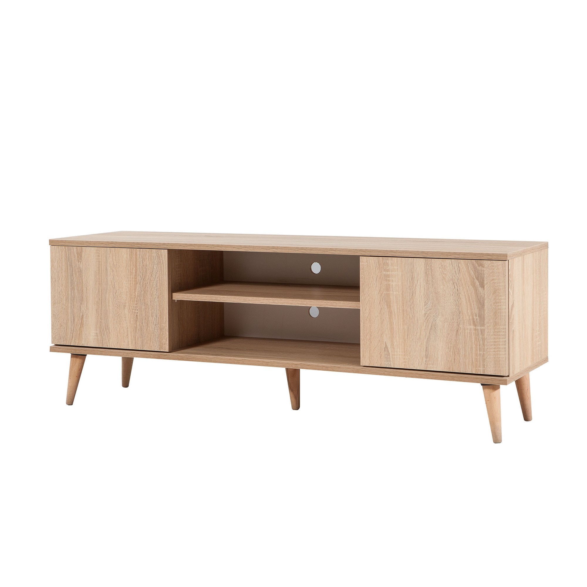 Erleben Sie das Truva Sideboard von Hanah Home in Sonoma Eiche – eine elegante Lösung für stilvollen Stauraum und modernes Design in Ihrem Zuhause!