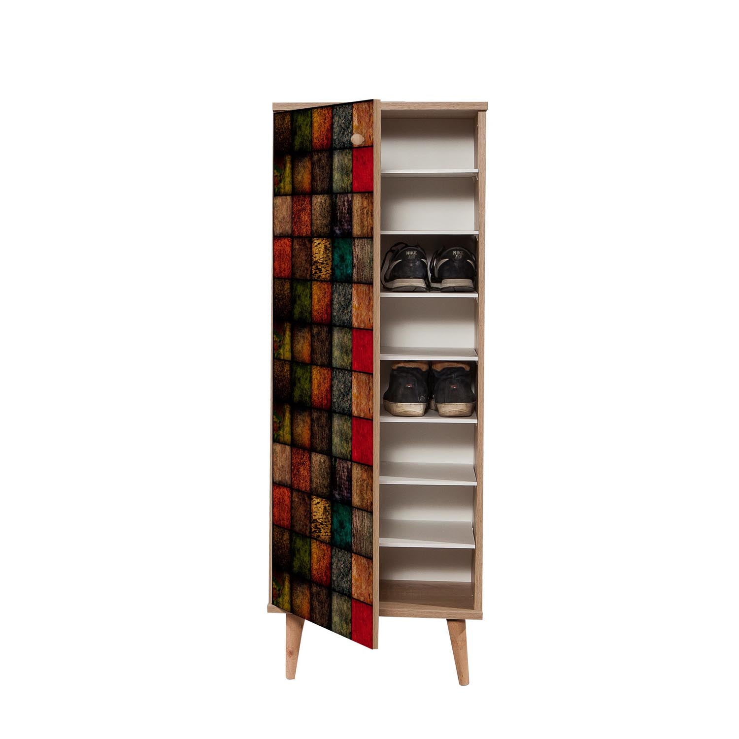 Filinta - 723 in Sonoma Eiche präsentiert im Onlineshop von KAQTU Design AG. Schuhschrank ist von Hanah Home