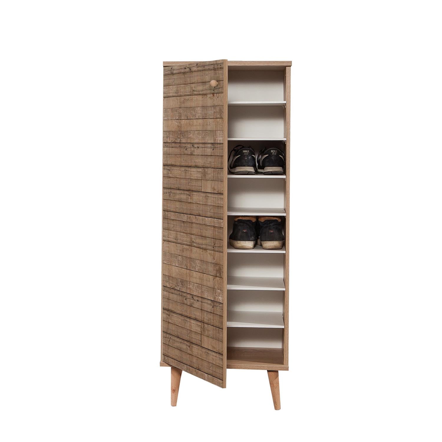 Filinta - 728 in Sonoma Eiche präsentiert im Onlineshop von KAQTU Design AG. Schuhschrank ist von Hanah Home