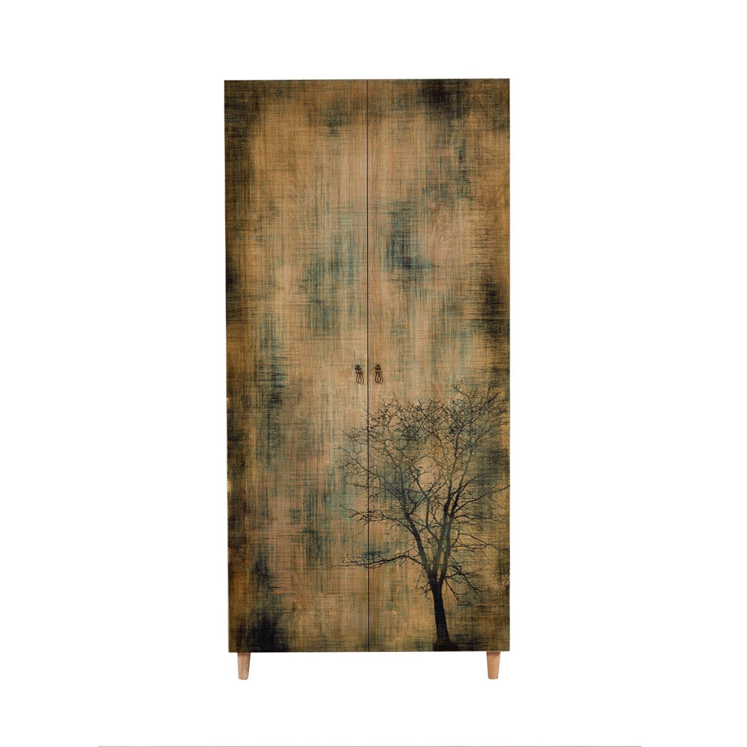 Verleihen Sie Ihrem Zuhause mit der Sonoma Eiche Garderobe von Hanah Home einen Hauch von Eleganz und praktischer Aufbewahrung. Ideal für jeden Raum!