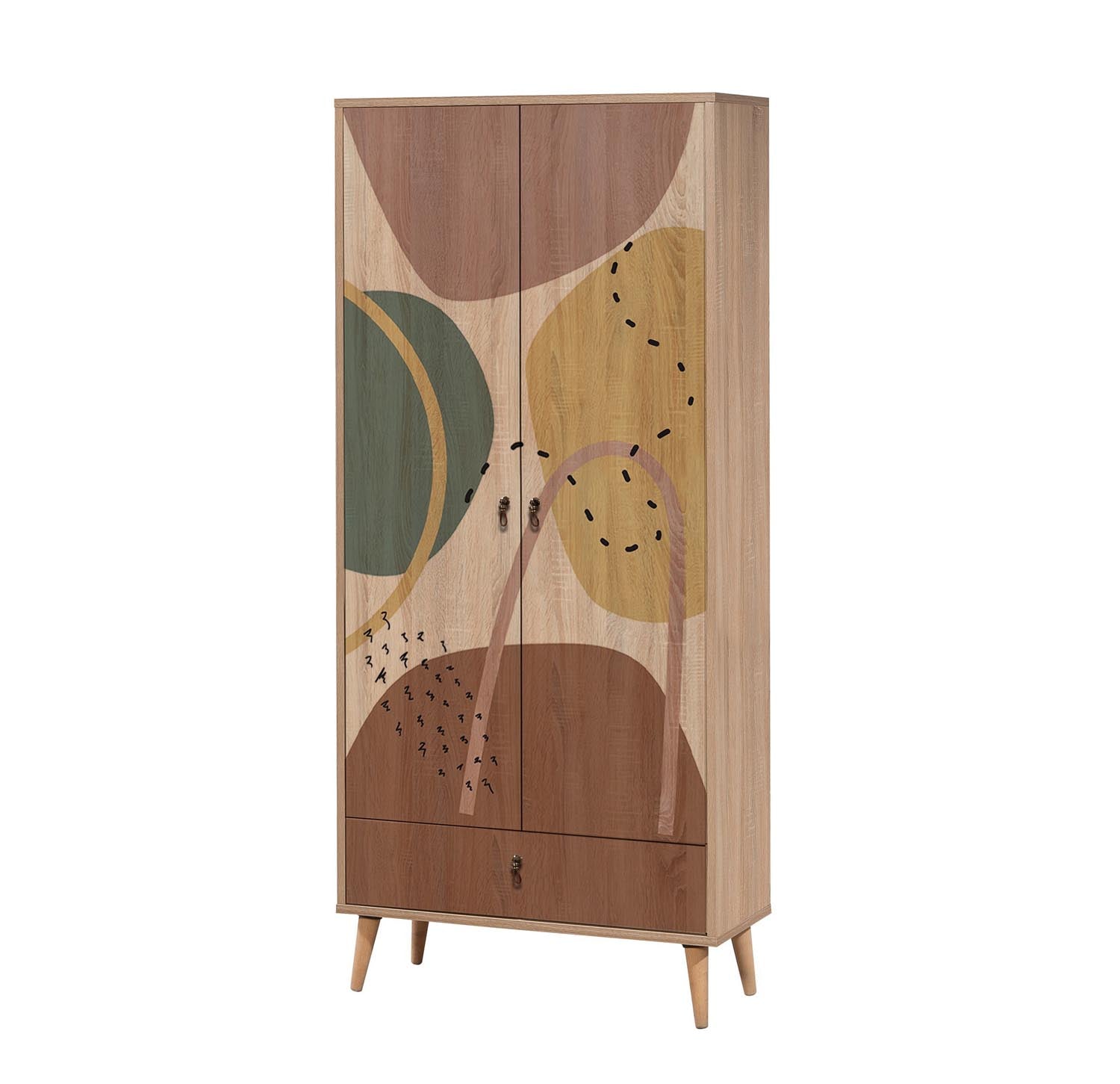 City Gardrop Form in Mehrfarbig präsentiert im Onlineshop von KAQTU Design AG. Garderobe ist von Hanah Home