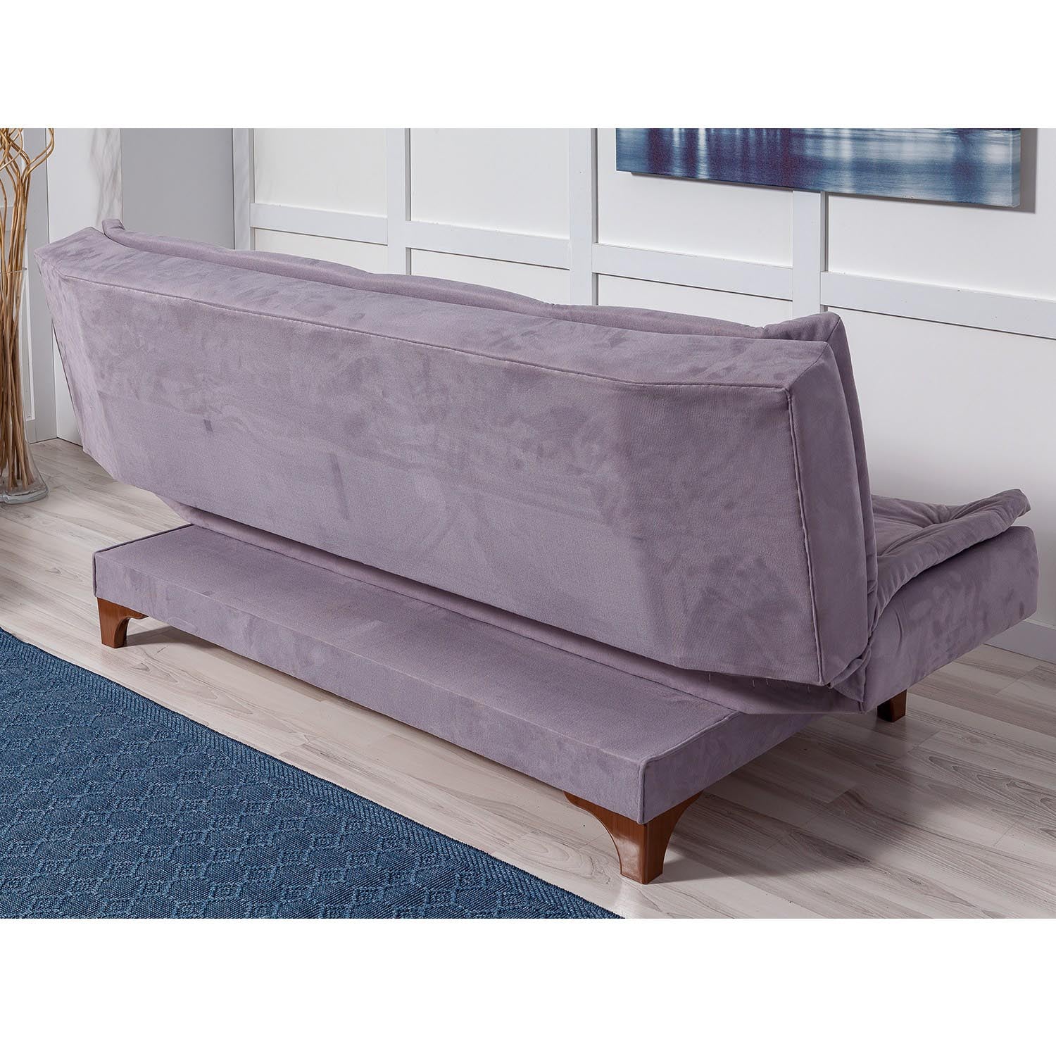 Kelebek - Grey in Grau präsentiert im Onlineshop von KAQTU Design AG. Bettsofa ist von Atelier Del Sofa