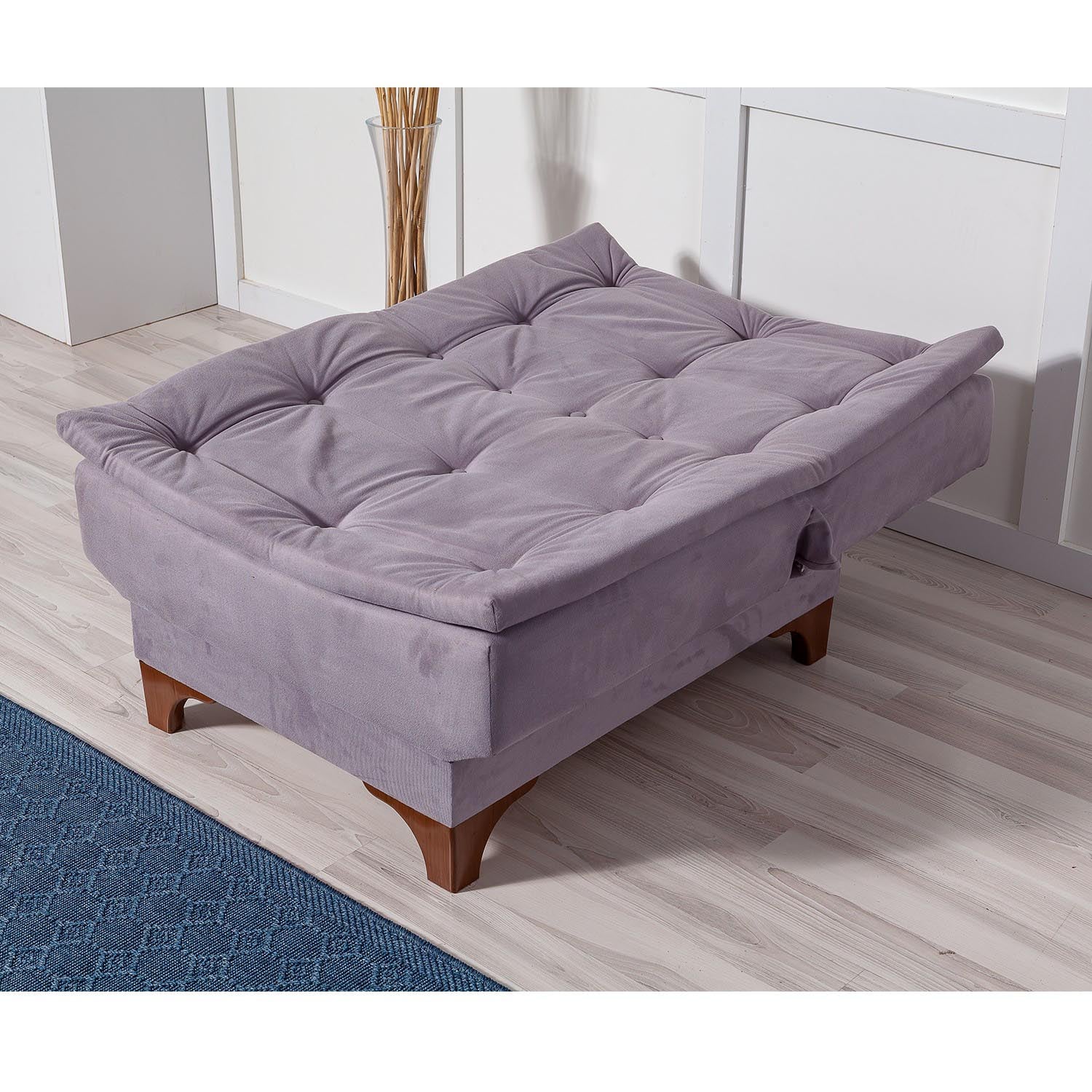 Kelebek - Grey in Grau präsentiert im Onlineshop von KAQTU Design AG. Bettsofa ist von Atelier Del Sofa
