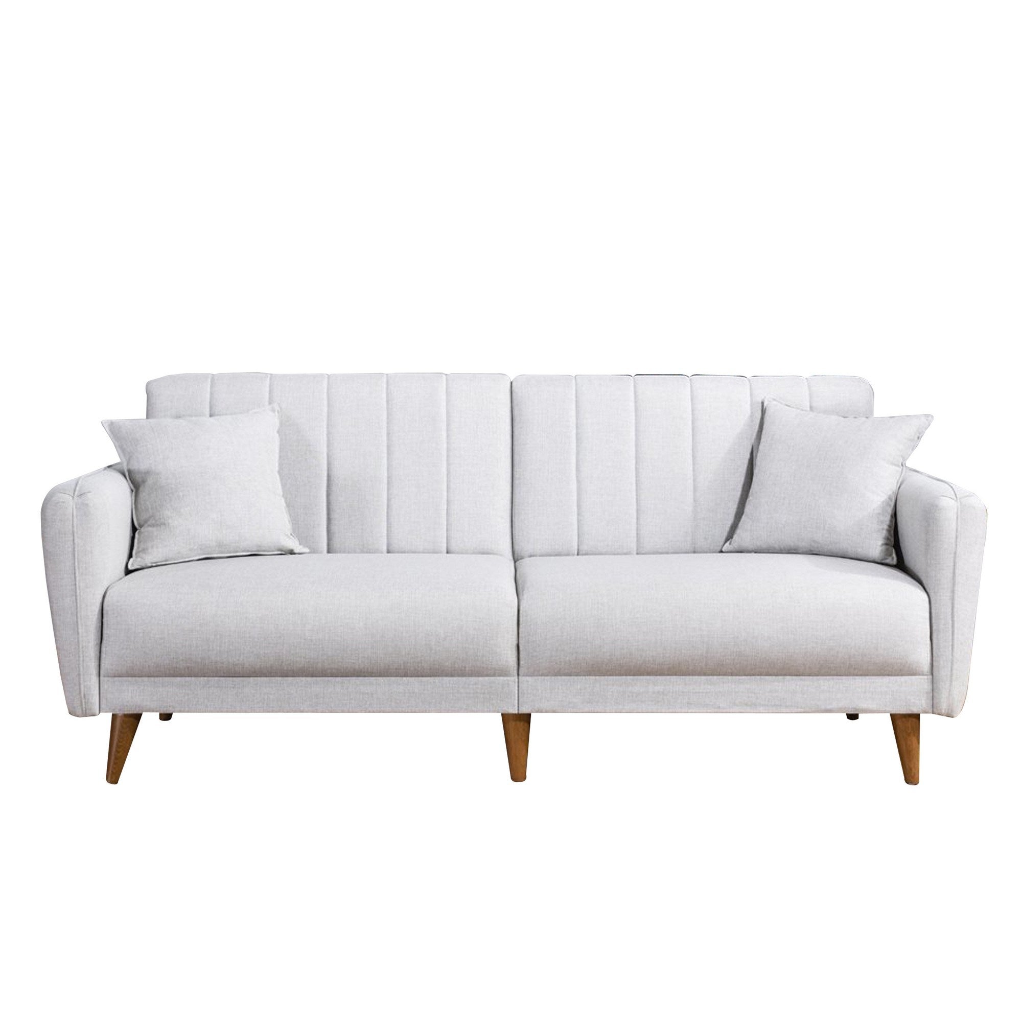 Aqua - Cream in Sahne präsentiert im Onlineshop von KAQTU Design AG. Bettsofa ist von Atelier Del Sofa