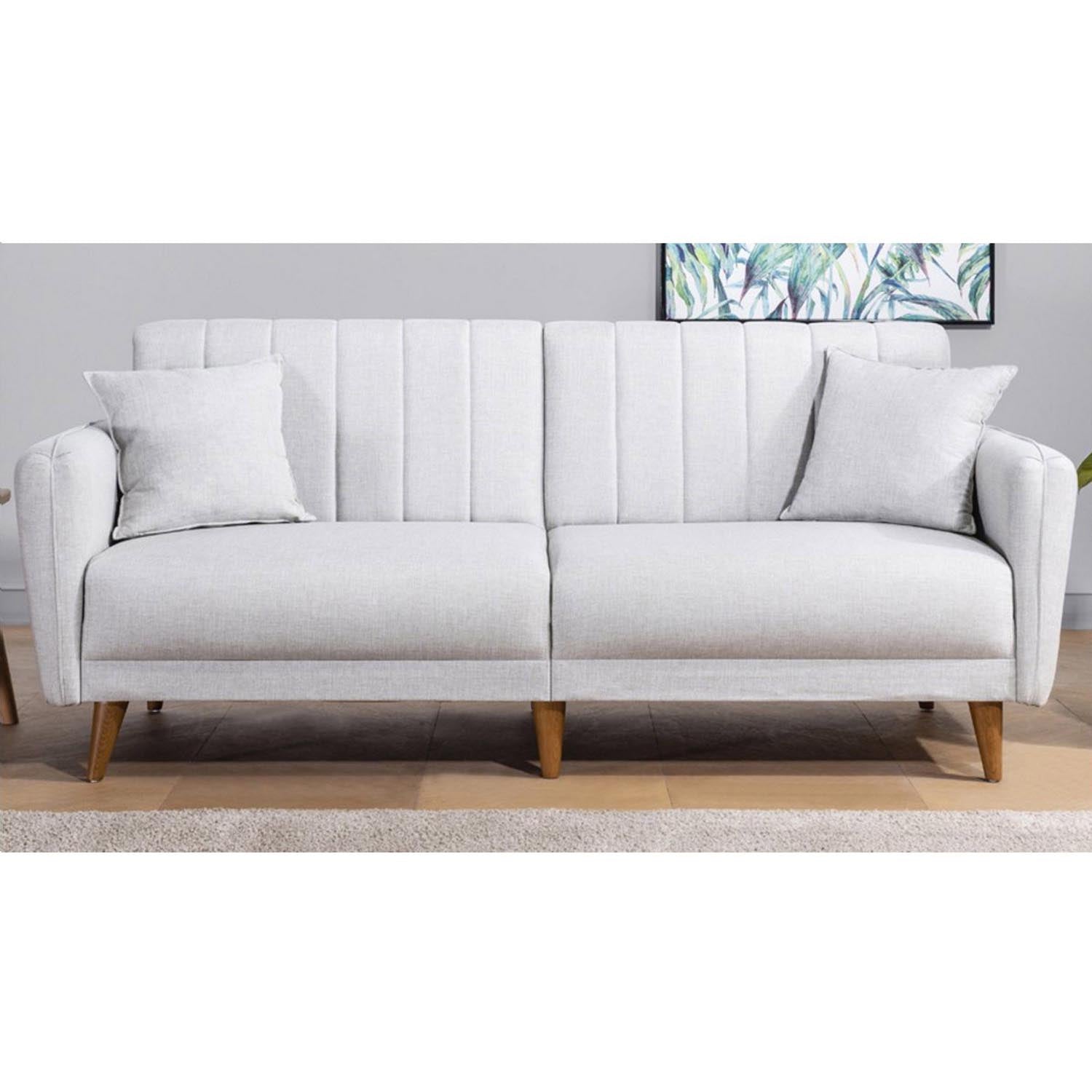 Aqua - Cream in Sahne präsentiert im Onlineshop von KAQTU Design AG. Bettsofa ist von Atelier Del Sofa