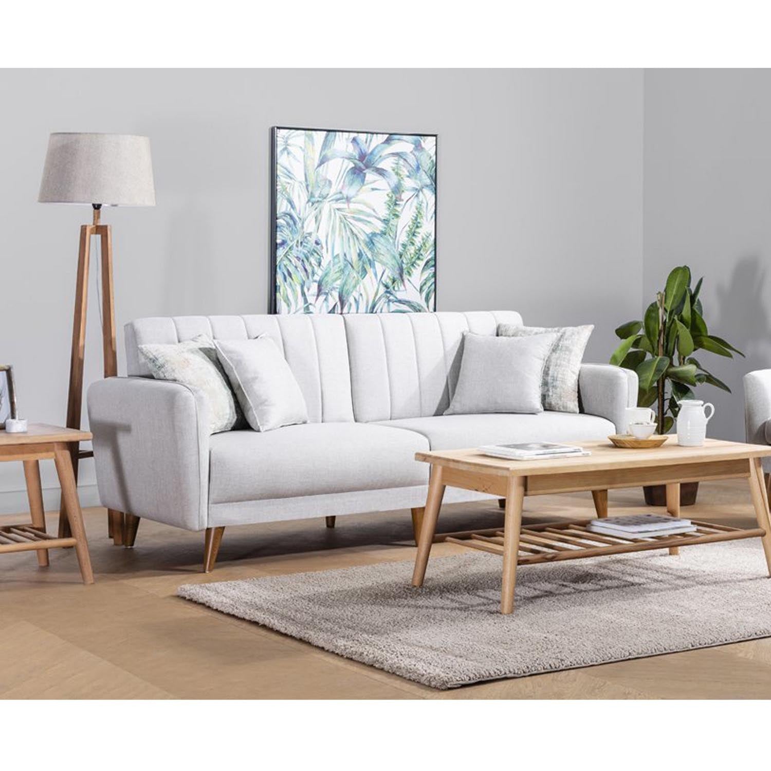 Aqua - Cream in Sahne präsentiert im Onlineshop von KAQTU Design AG. Bettsofa ist von Atelier Del Sofa
