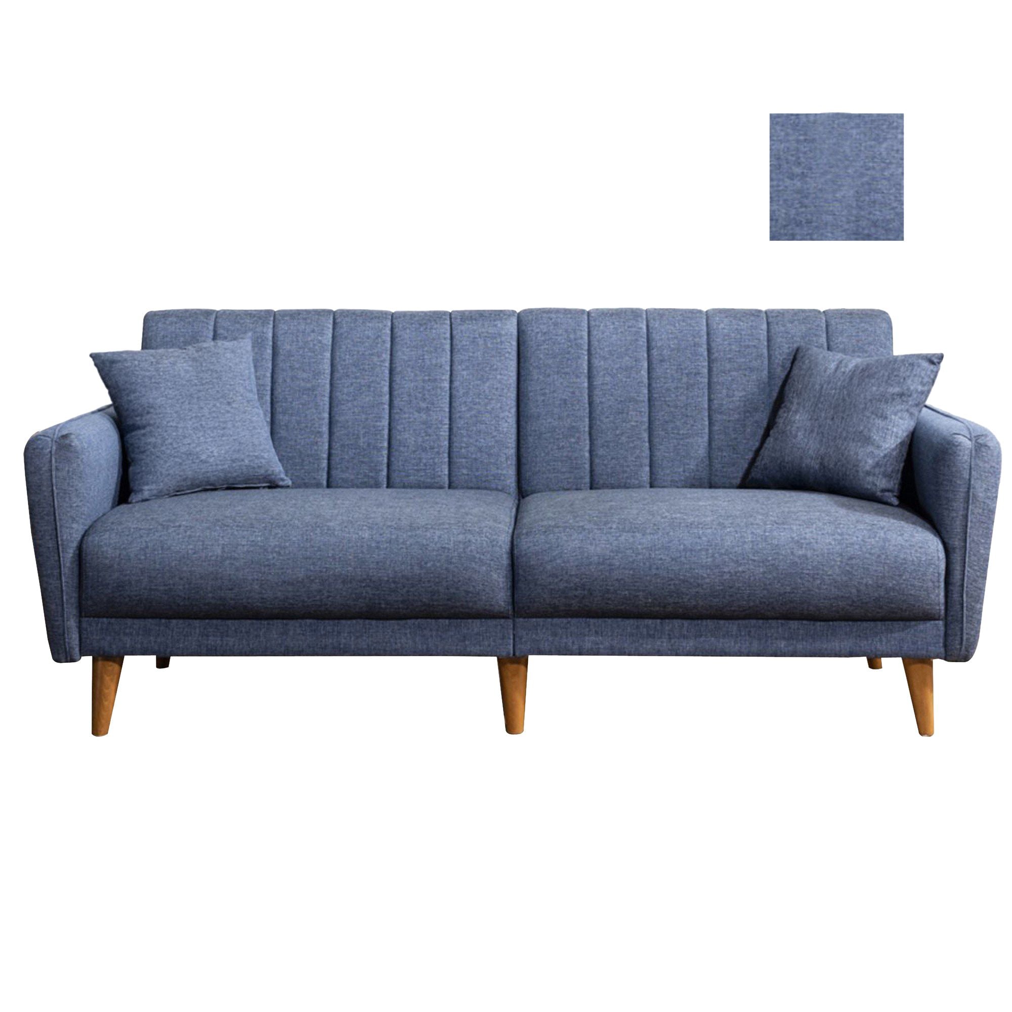 Aqua - Dark Blue in Dunkelblau präsentiert im Onlineshop von KAQTU Design AG. Bettsofa ist von Atelier Del Sofa