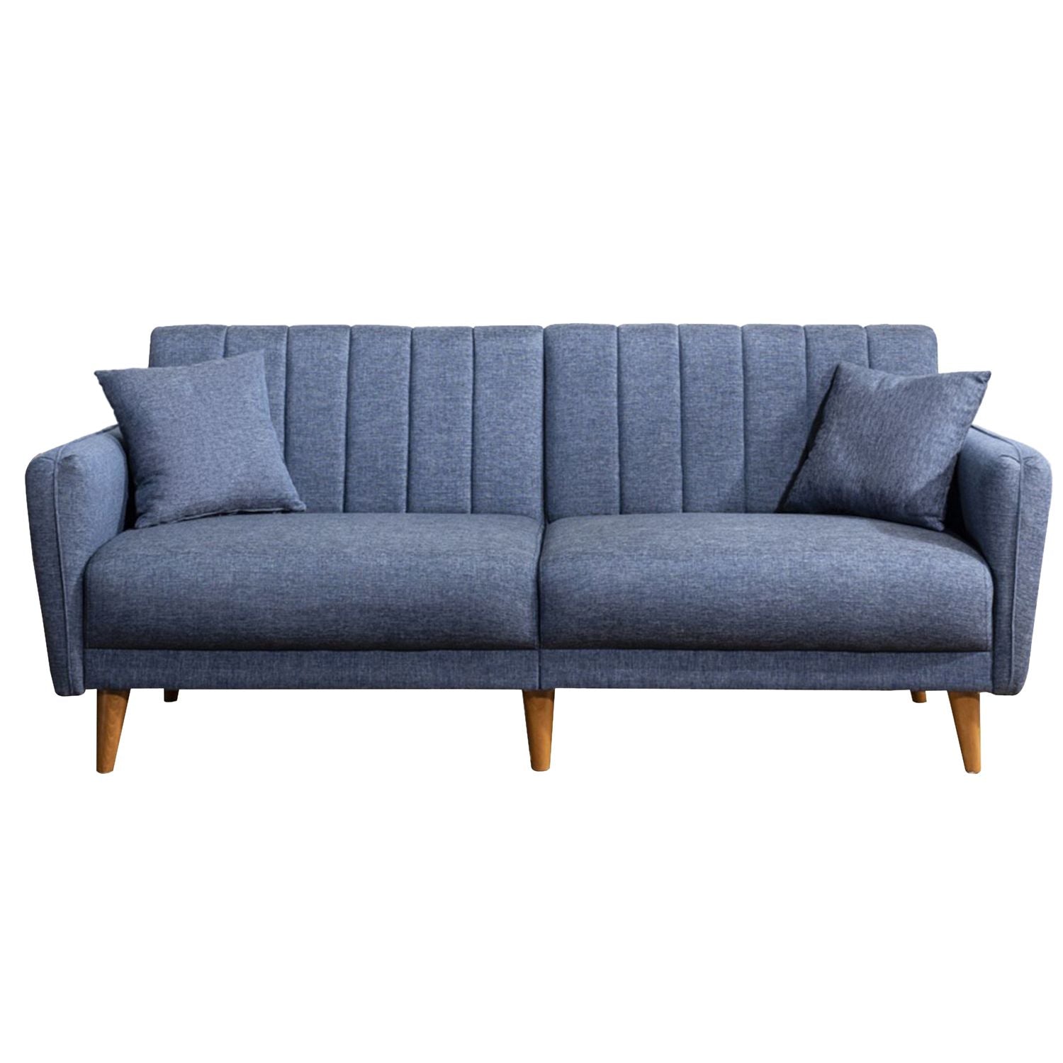 Aqua - Dark Blue in Dunkelblau präsentiert im Onlineshop von KAQTU Design AG. Bettsofa ist von Atelier Del Sofa