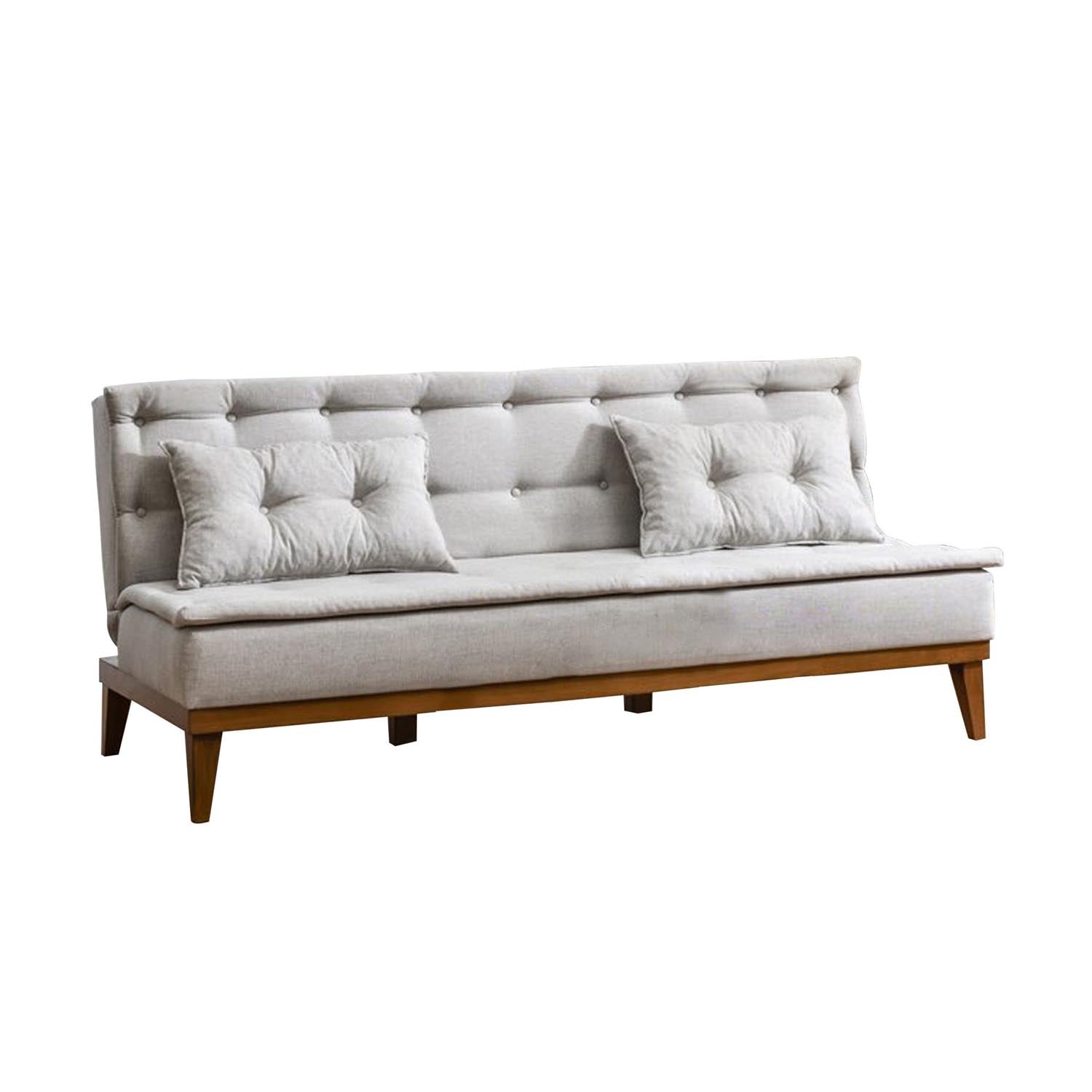 Fuoco - Cream in Sahne präsentiert im Onlineshop von KAQTU Design AG. Bettsofa ist von Atelier Del Sofa