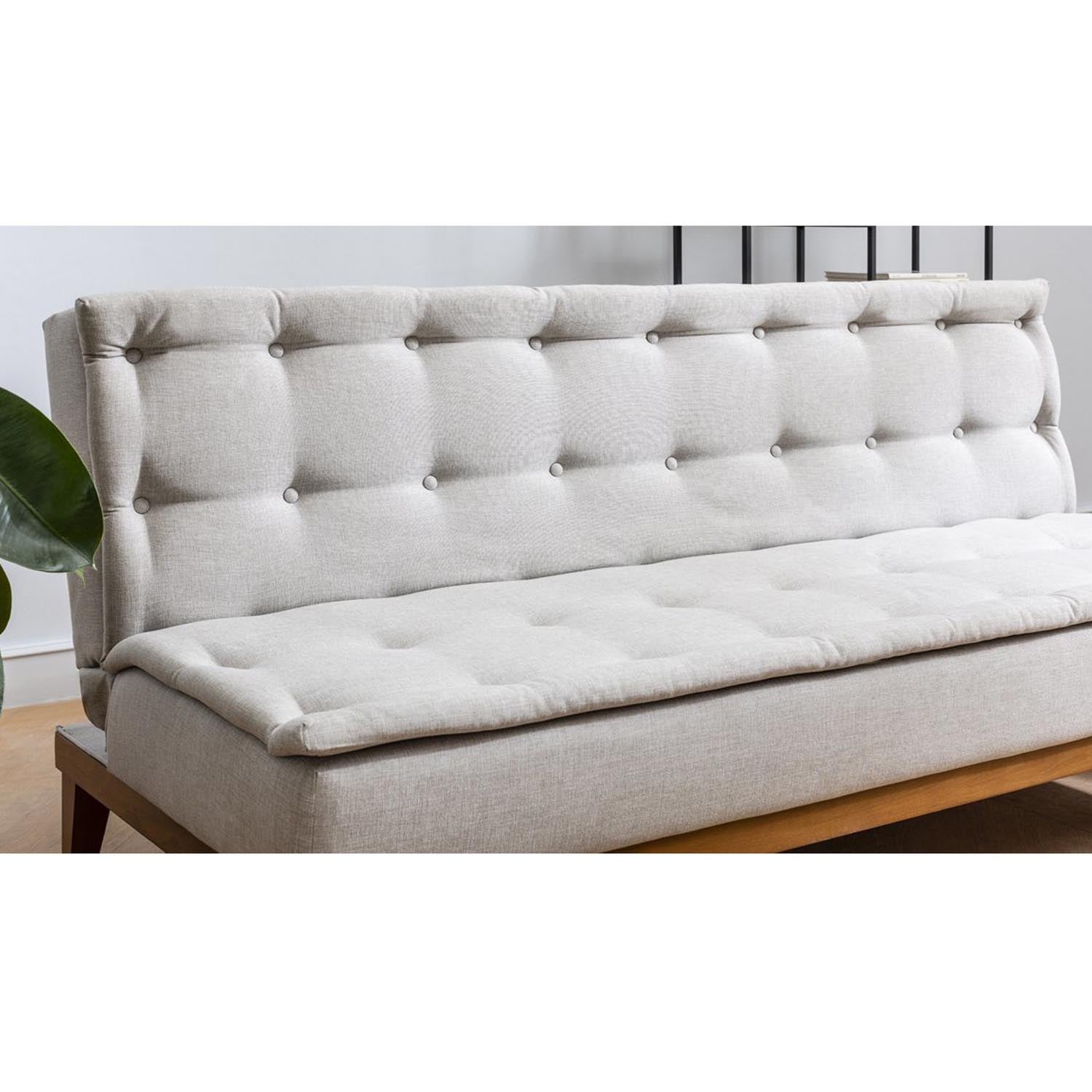 Fuoco - Cream in Sahne präsentiert im Onlineshop von KAQTU Design AG. Bettsofa ist von Atelier Del Sofa