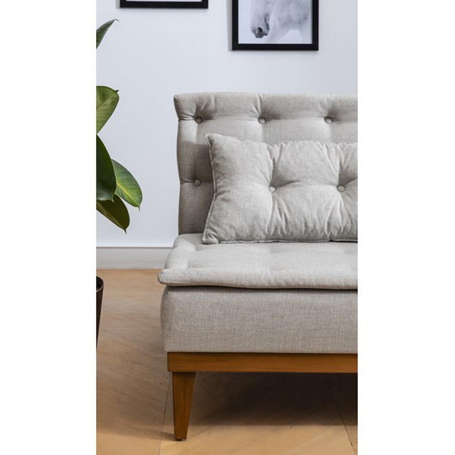 Fuoco - Cream in Sahne präsentiert im Onlineshop von KAQTU Design AG. Bettsofa ist von Atelier Del Sofa