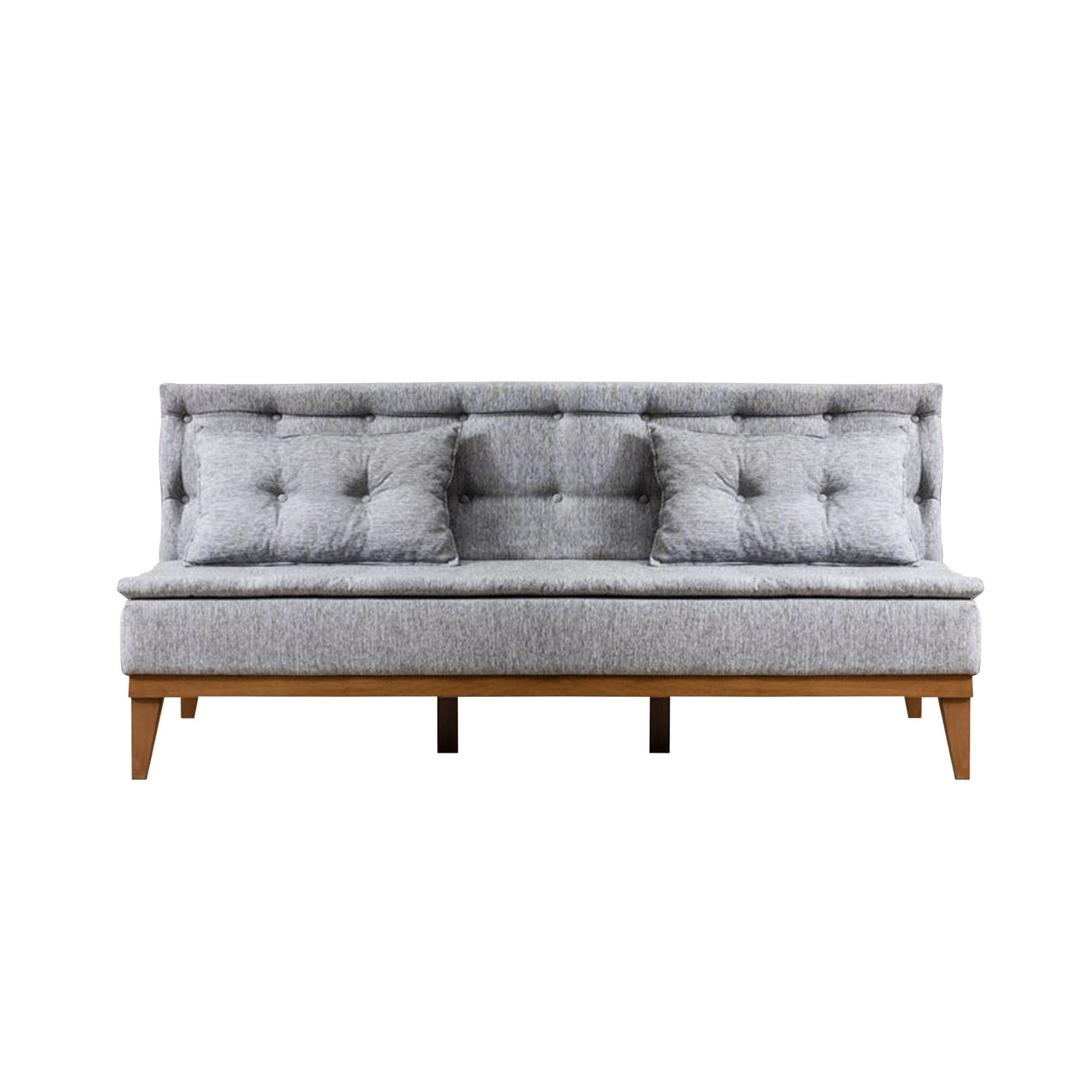 Fuoco - Grey in Grau präsentiert im Onlineshop von KAQTU Design AG. Bettsofa ist von Atelier Del Sofa