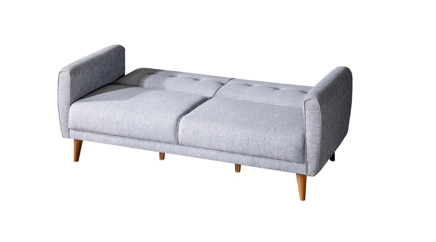 Aria - Grey in Grau präsentiert im Onlineshop von KAQTU Design AG. Bettsofa ist von Atelier Del Sofa