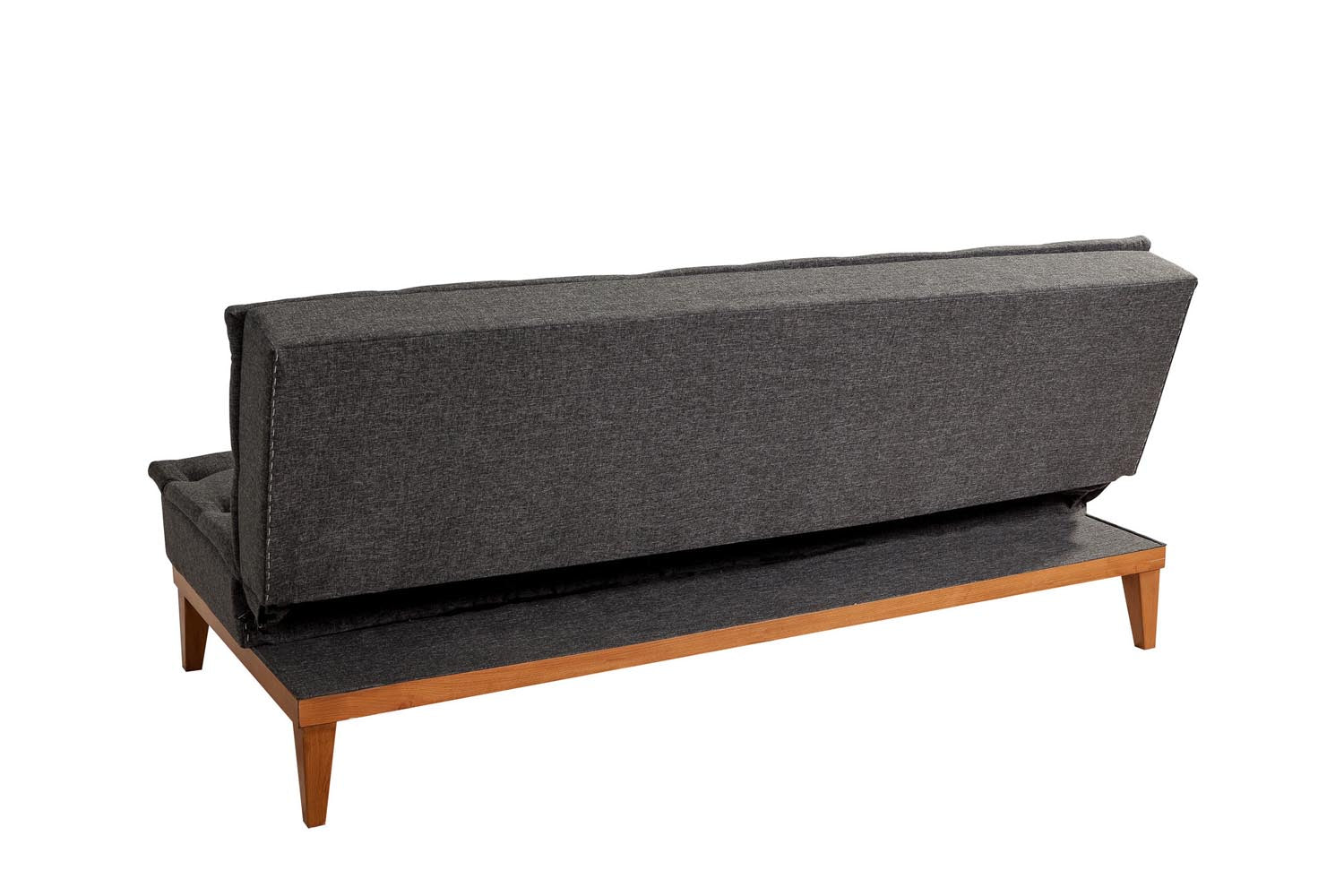 Fuoco - Anthracite in Anthrazit präsentiert im Onlineshop von KAQTU Design AG. Bettsofa ist von Atelier Del Sofa