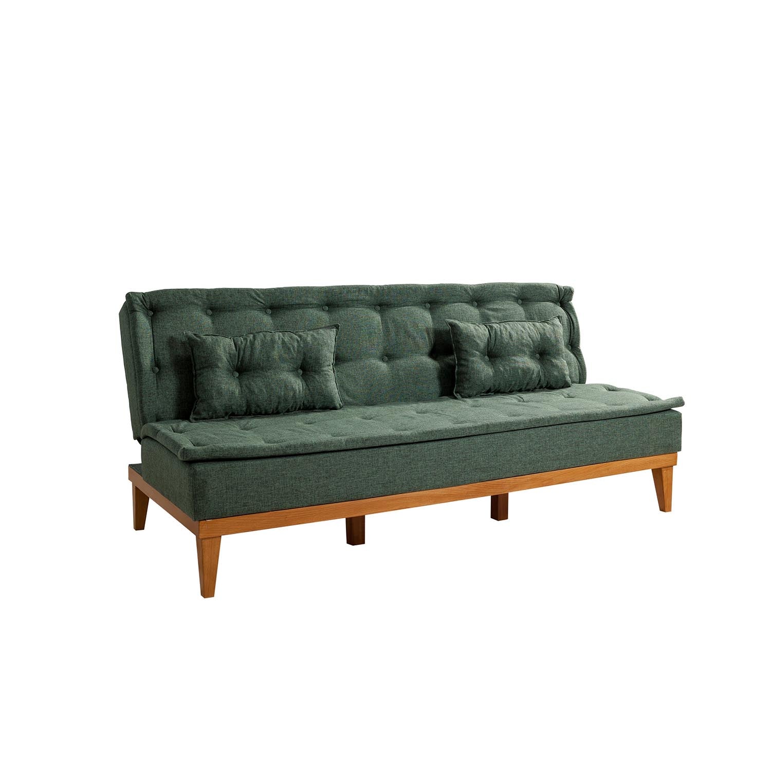 Fuoco - Green in Grün präsentiert im Onlineshop von KAQTU Design AG. Bettsofa ist von Atelier Del Sofa
