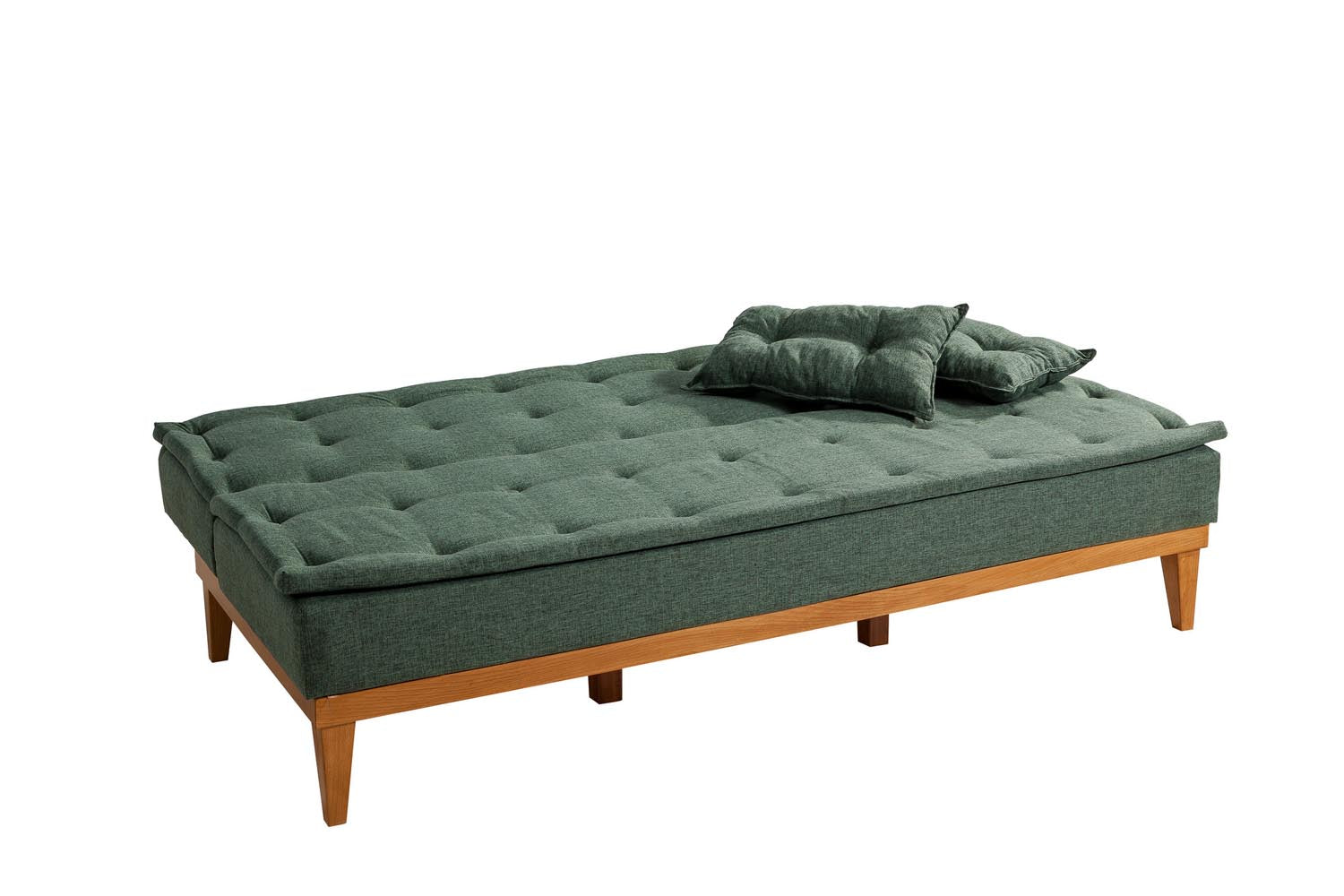 Fuoco - Green in Grün präsentiert im Onlineshop von KAQTU Design AG. Bettsofa ist von Atelier Del Sofa