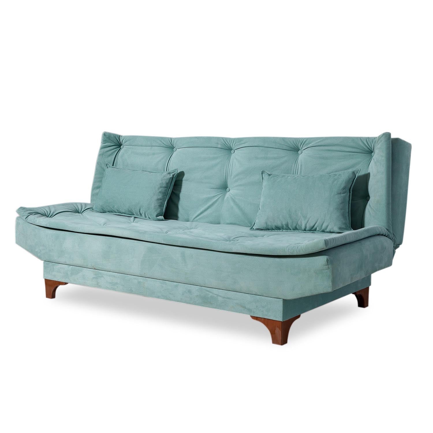 Kelebek - Sea Green in Meeresgrün präsentiert im Onlineshop von KAQTU Design AG. Bettsofa ist von Atelier Del Sofa