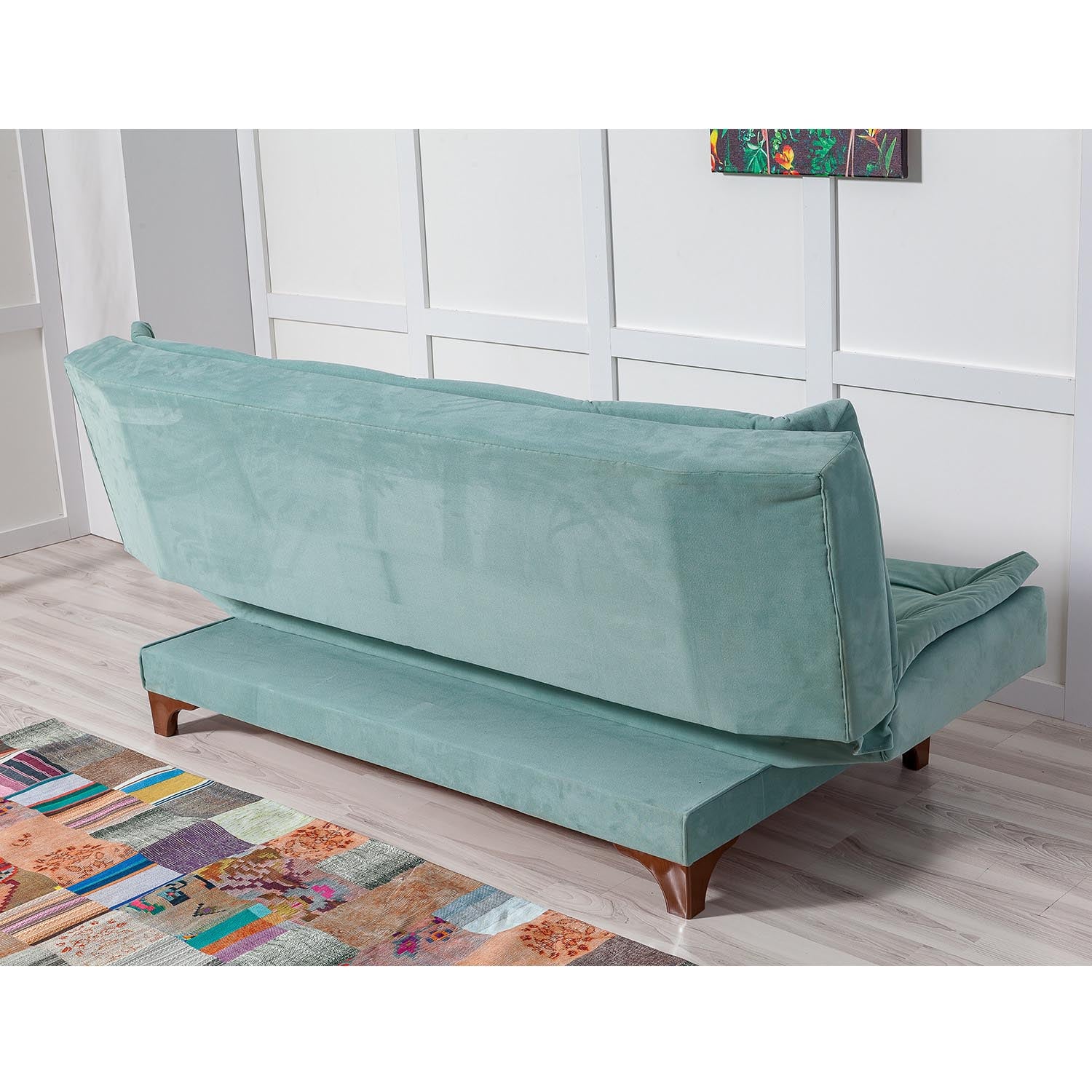 Kelebek - Sea Green in Meeresgrün präsentiert im Onlineshop von KAQTU Design AG. Bettsofa ist von Atelier Del Sofa