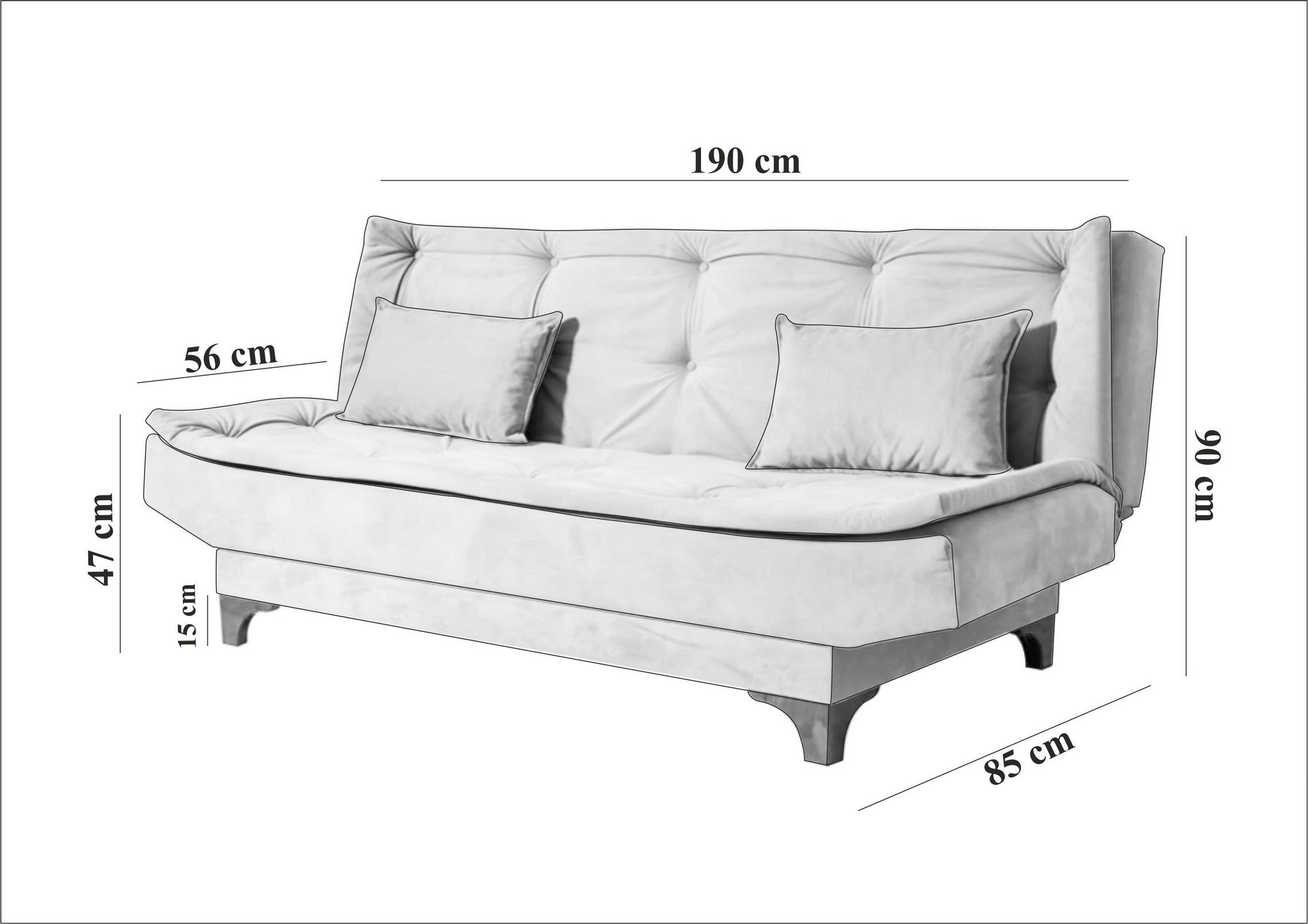 Kelebek - Rock in Felsen präsentiert im Onlineshop von KAQTU Design AG. Bettsofa ist von Atelier Del Sofa