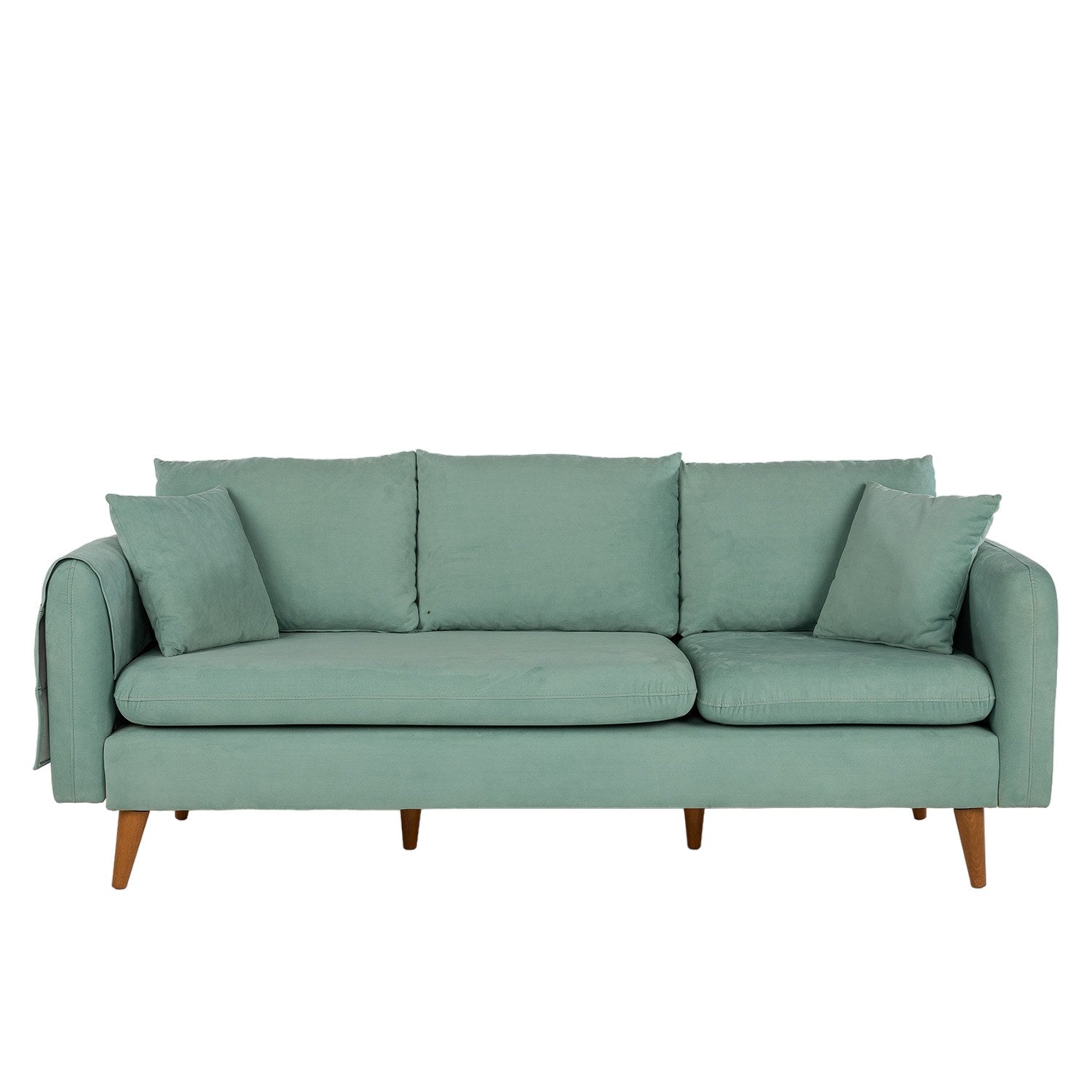 Sofia - Sea Green in Meeresgrün präsentiert im Onlineshop von KAQTU Design AG. 3er Sofa ist von Atelier Del Sofa