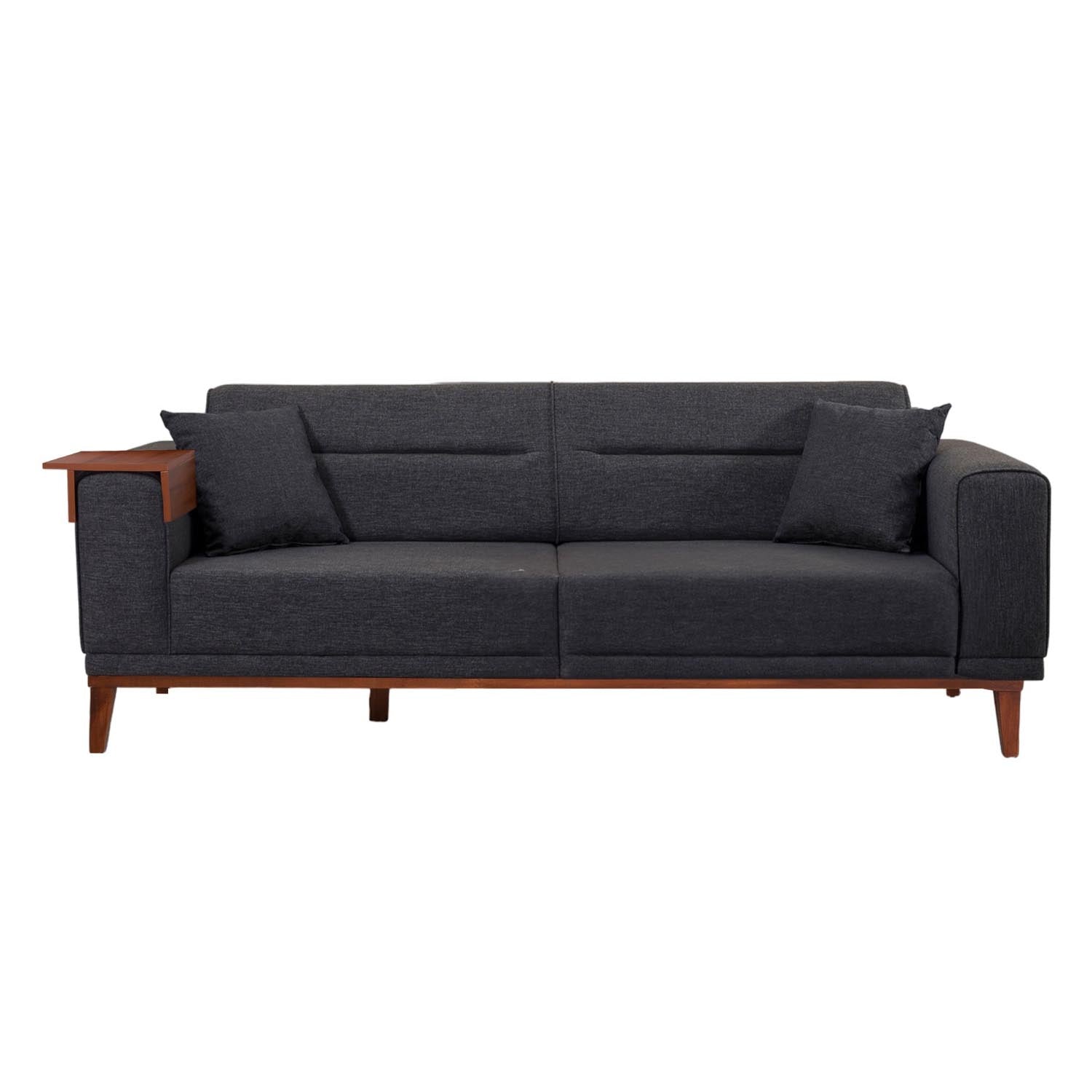 Liones - Anthracite in Anthrazit präsentiert im Onlineshop von KAQTU Design AG. Bettsofa ist von Atelier Del Sofa