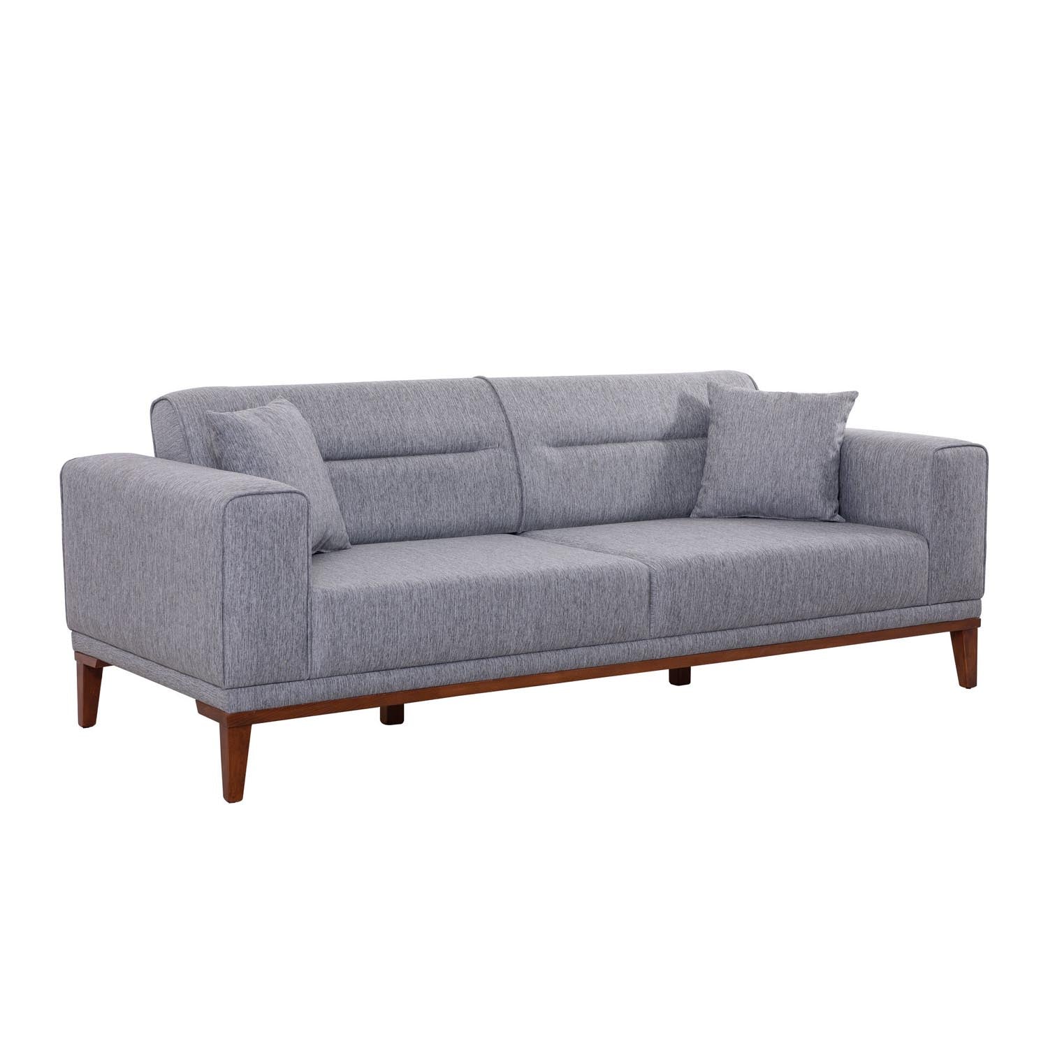 Liones 34 - Grey in Grau präsentiert im Onlineshop von KAQTU Design AG. Bettsofa ist von Atelier Del Sofa