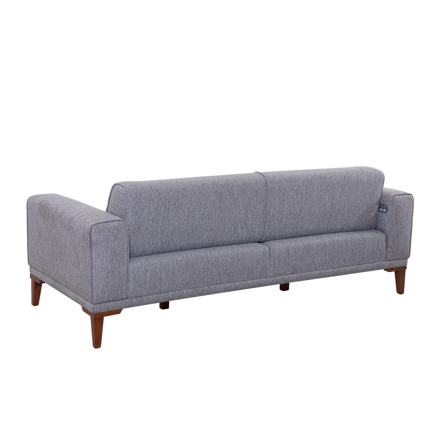 Liones 34 - Grey in Grau präsentiert im Onlineshop von KAQTU Design AG. Bettsofa ist von Atelier Del Sofa