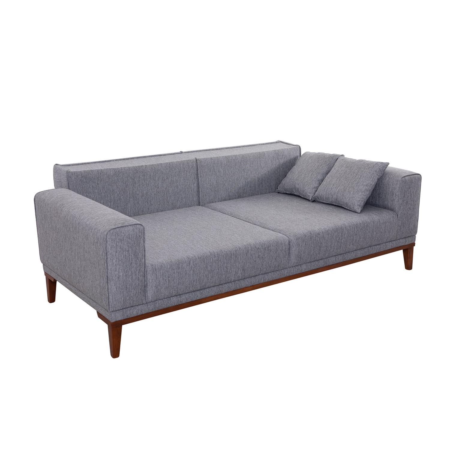 Liones 34 - Grey in Grau präsentiert im Onlineshop von KAQTU Design AG. Bettsofa ist von Atelier Del Sofa