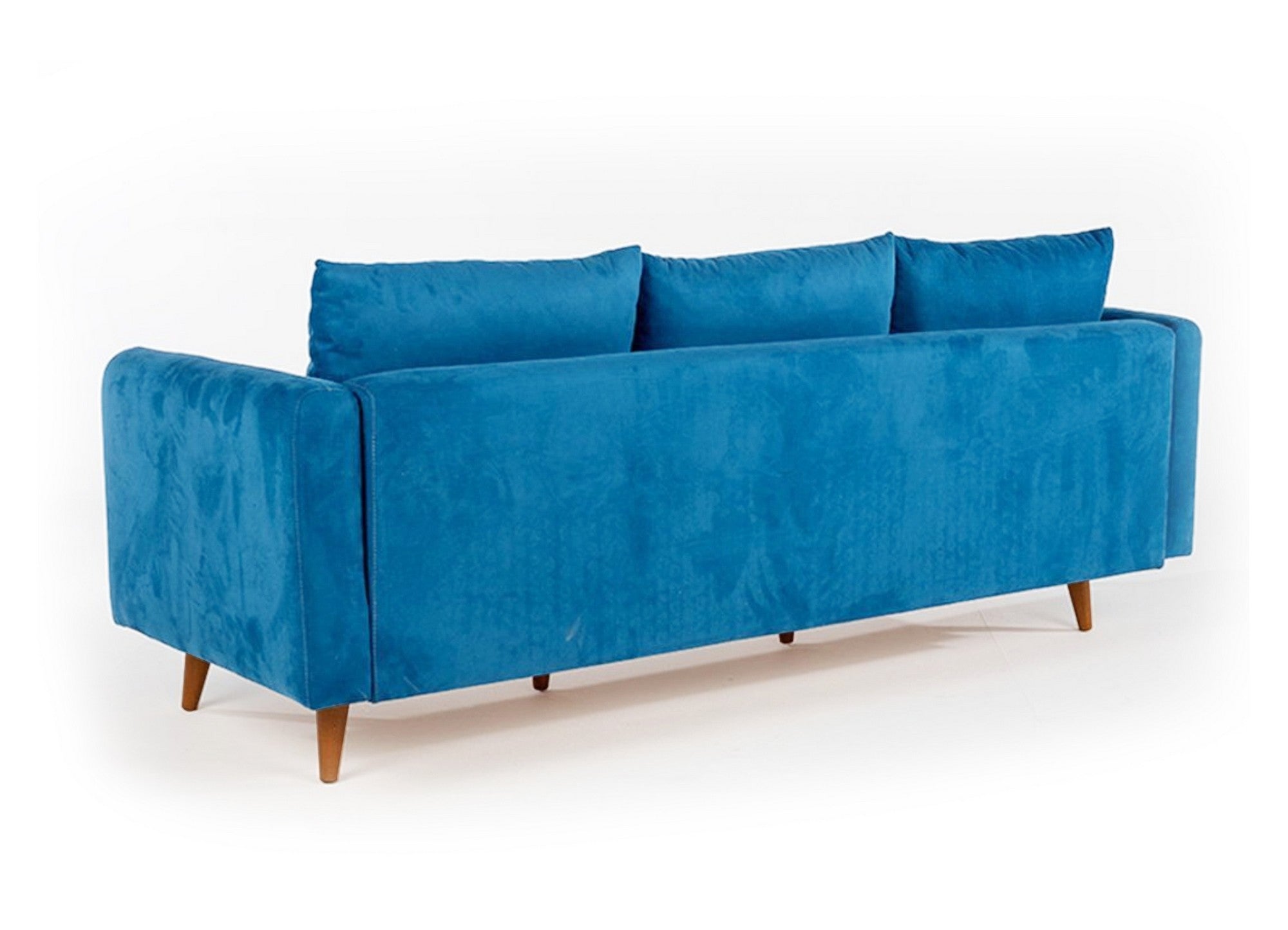 Sofia Corner Left - Dark Blue in Dunkelblau präsentiert im Onlineshop von KAQTU Design AG. Ecksofa ist von Atelier Del Sofa