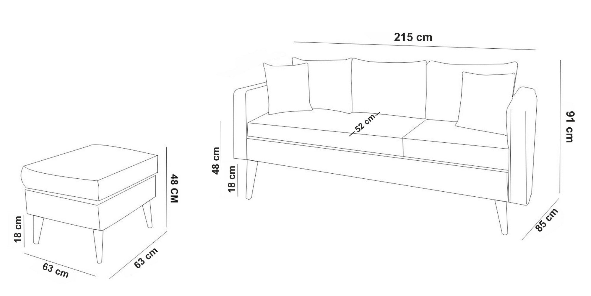 Sofia Corner Left - Dark Blue in Dunkelblau präsentiert im Onlineshop von KAQTU Design AG. Ecksofa ist von Atelier Del Sofa
