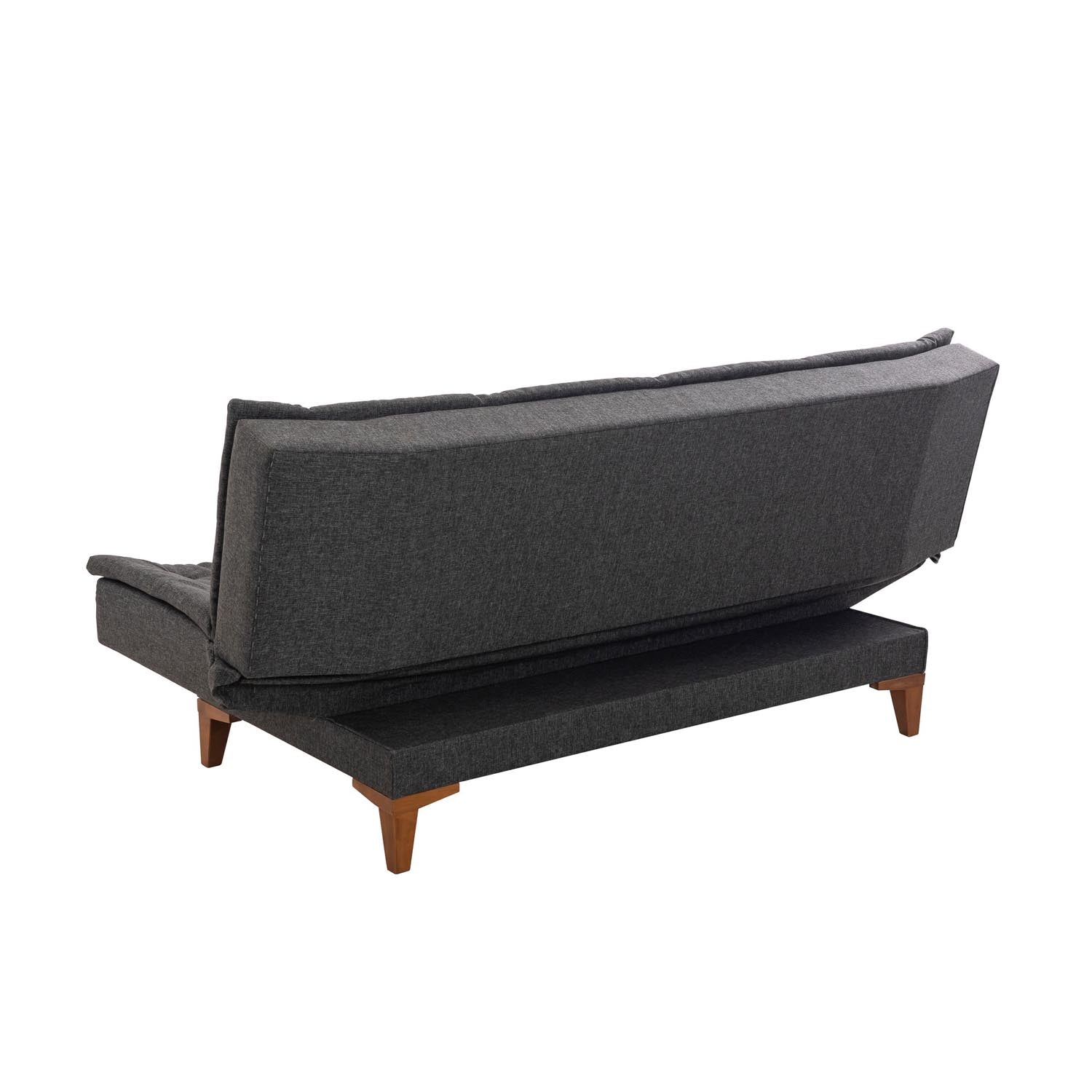 Santo - Anthracite in Anthrazit präsentiert im Onlineshop von KAQTU Design AG. Bettsofa ist von Atelier Del Sofa