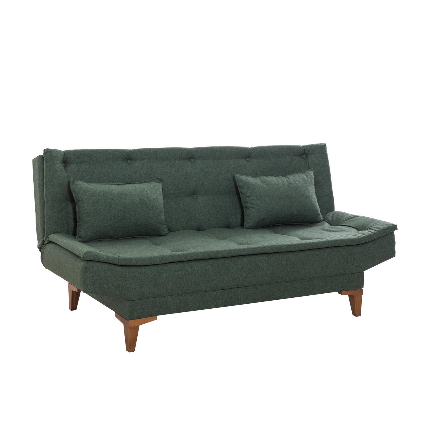 Santo - Green in Grün präsentiert im Onlineshop von KAQTU Design AG. Bettsofa ist von Atelier Del Sofa