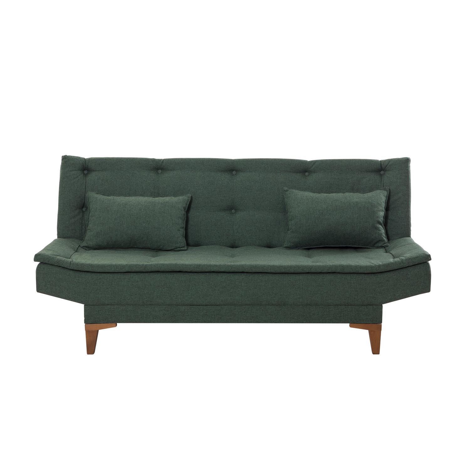 Santo - Green in Grün präsentiert im Onlineshop von KAQTU Design AG. Bettsofa ist von Atelier Del Sofa