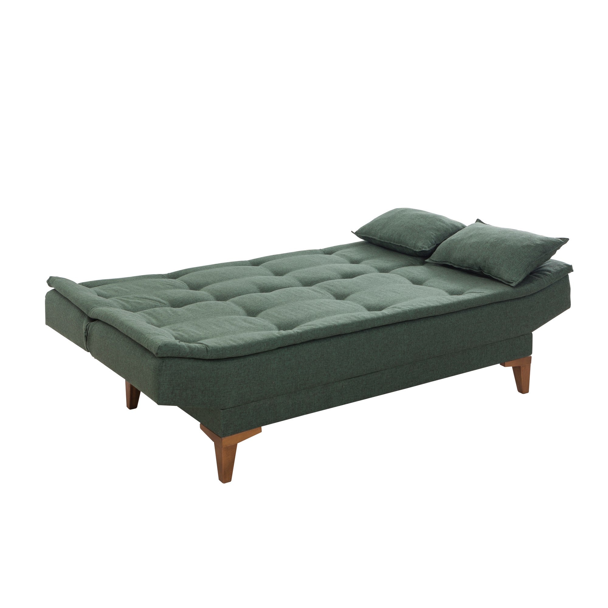 Santo - Green in Grün präsentiert im Onlineshop von KAQTU Design AG. Bettsofa ist von Atelier Del Sofa